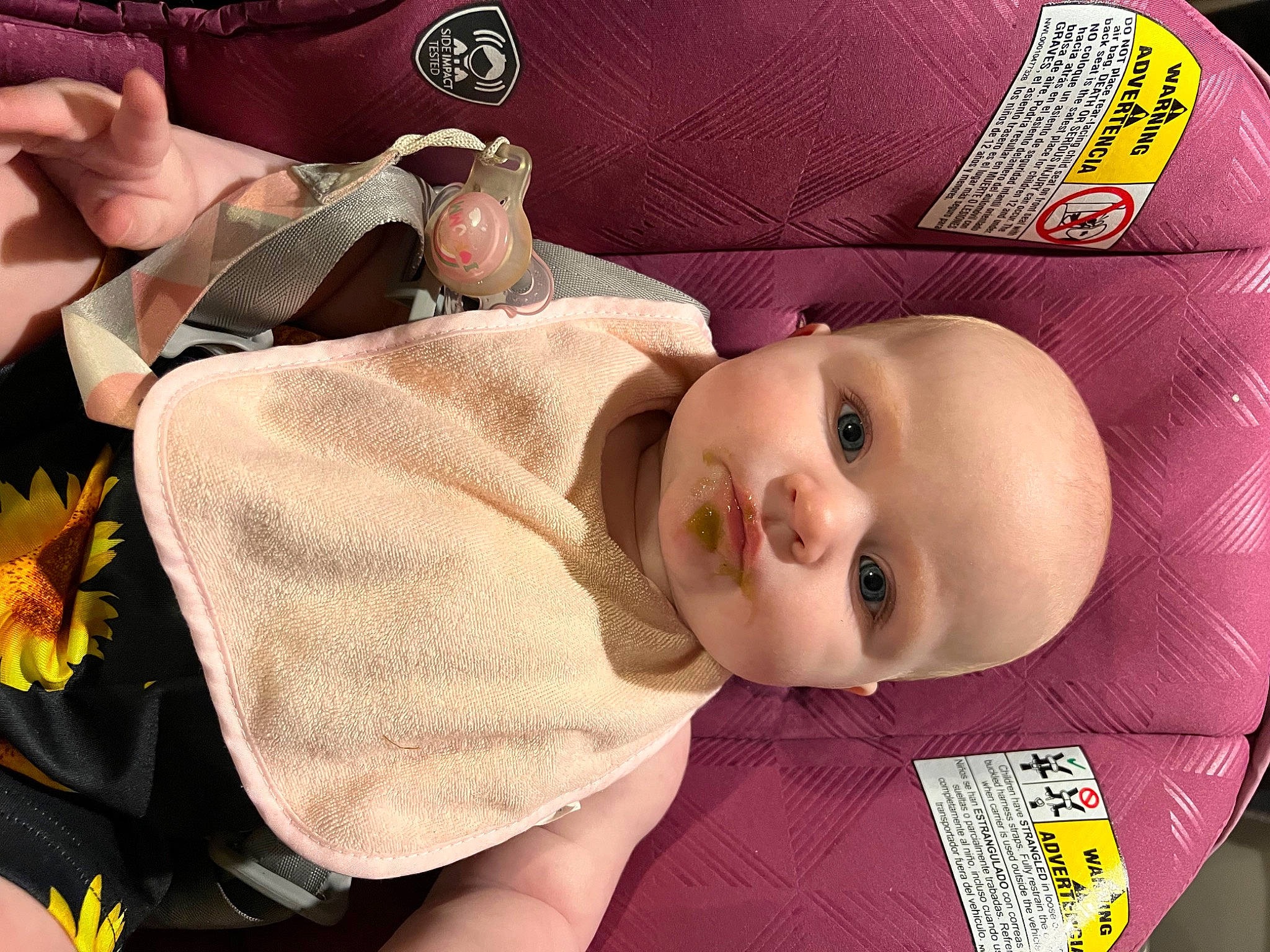 Natalia is registered to the contest to win money with this photo: baby, baby_products, baby_toddler_clothing, cheek, child, comfort, doll, eyelash, headgear, human, linens, pattern, person, skin, toddler, wrist