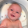 Jeremiah joined the competition — help win amazing prizes! baby, bath, water, foam, smiling, face, skin, head, child, cute, happy, star_pattern, pillow, wet, sitting, indoors, infant, expression, joy, clean