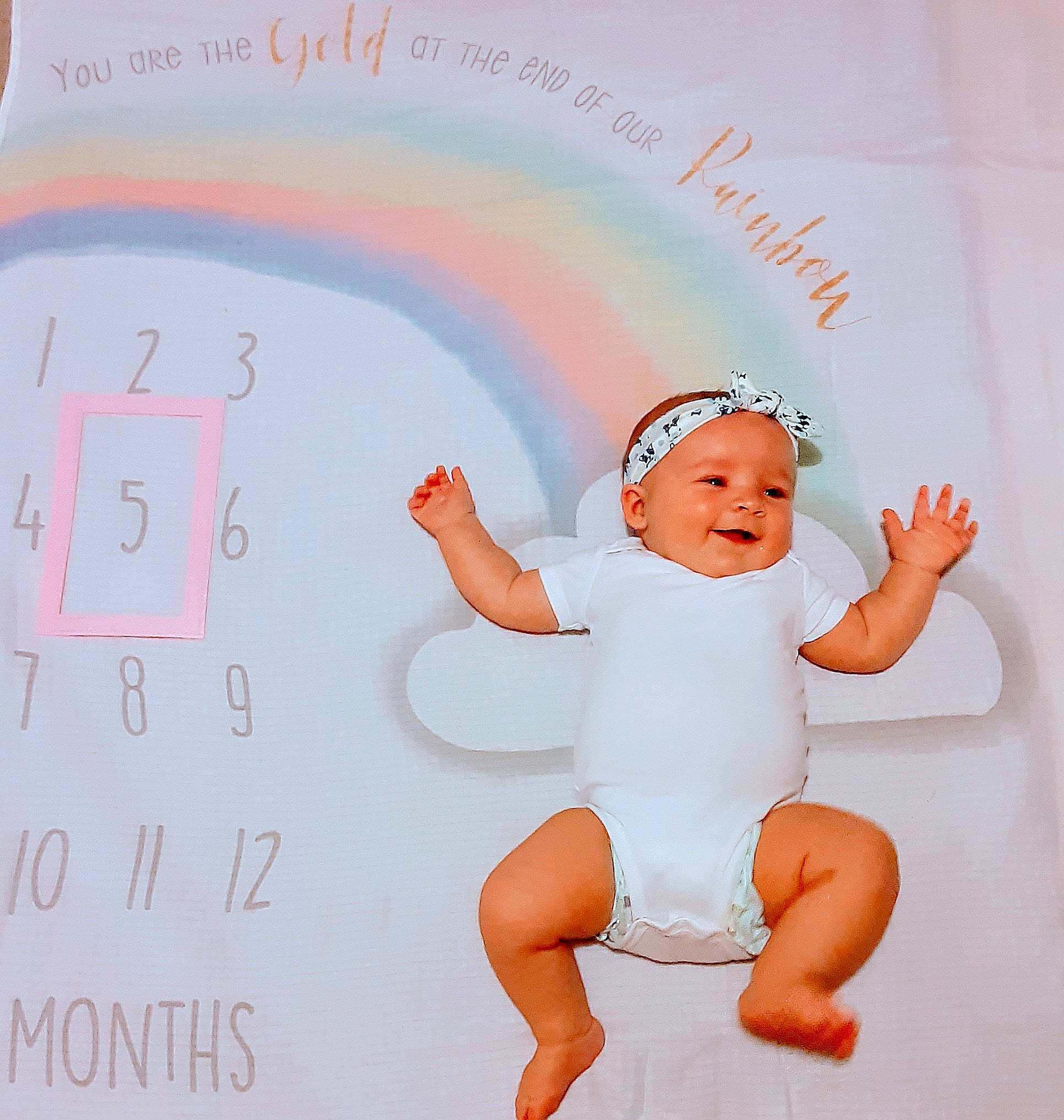 Jenna joined the competition — help win amazing prizes! baby, baby_toddler_clothing, child, finger, fun, gesture, hand, happy, headwear, orange, person, photography, product, toddler