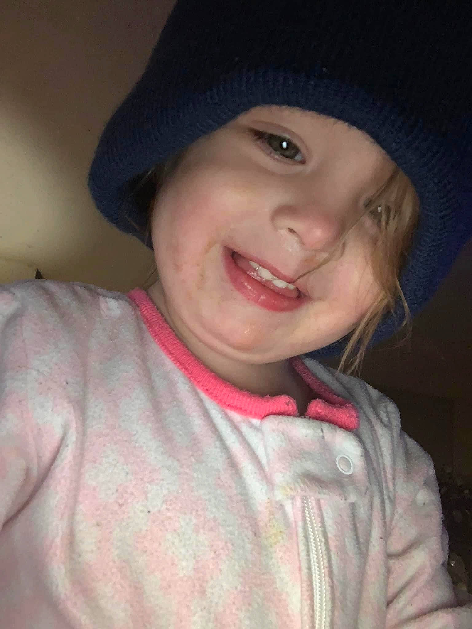 Paisley joined the competition — help win amazing prizes! cap, cheek, chin, cool, eye, face, flash_photography, fun, happy, hat, head, headgear, headwear, helmet, jaw, joy, lip, nose, outerwear, person