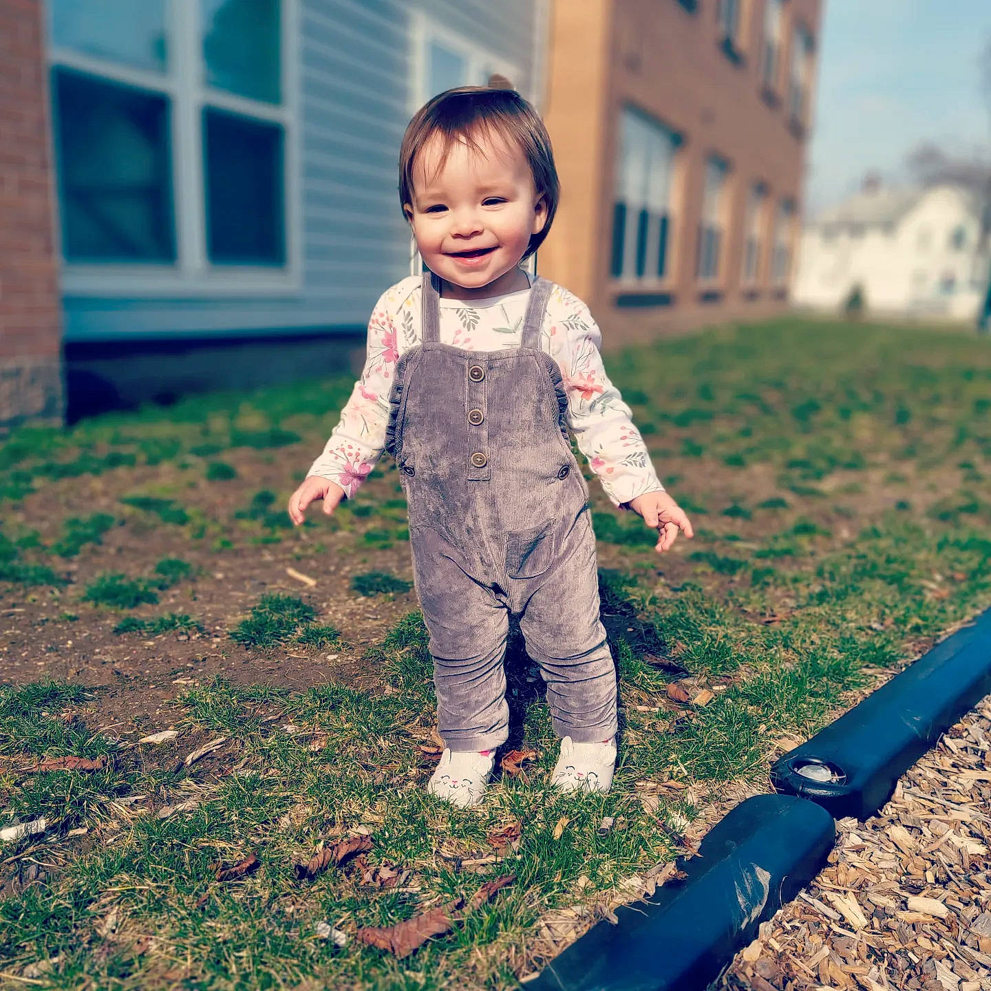 Stevie joined the competition — help win amazing prizes! baby_toddler_clothing, baseball_bat, beauty, child, flash_photography, fun, grass, happy, joy, landscape, morning, people, people_in_nature, person, sky, smile, standing, sunlight, tints_and_shades, toddler