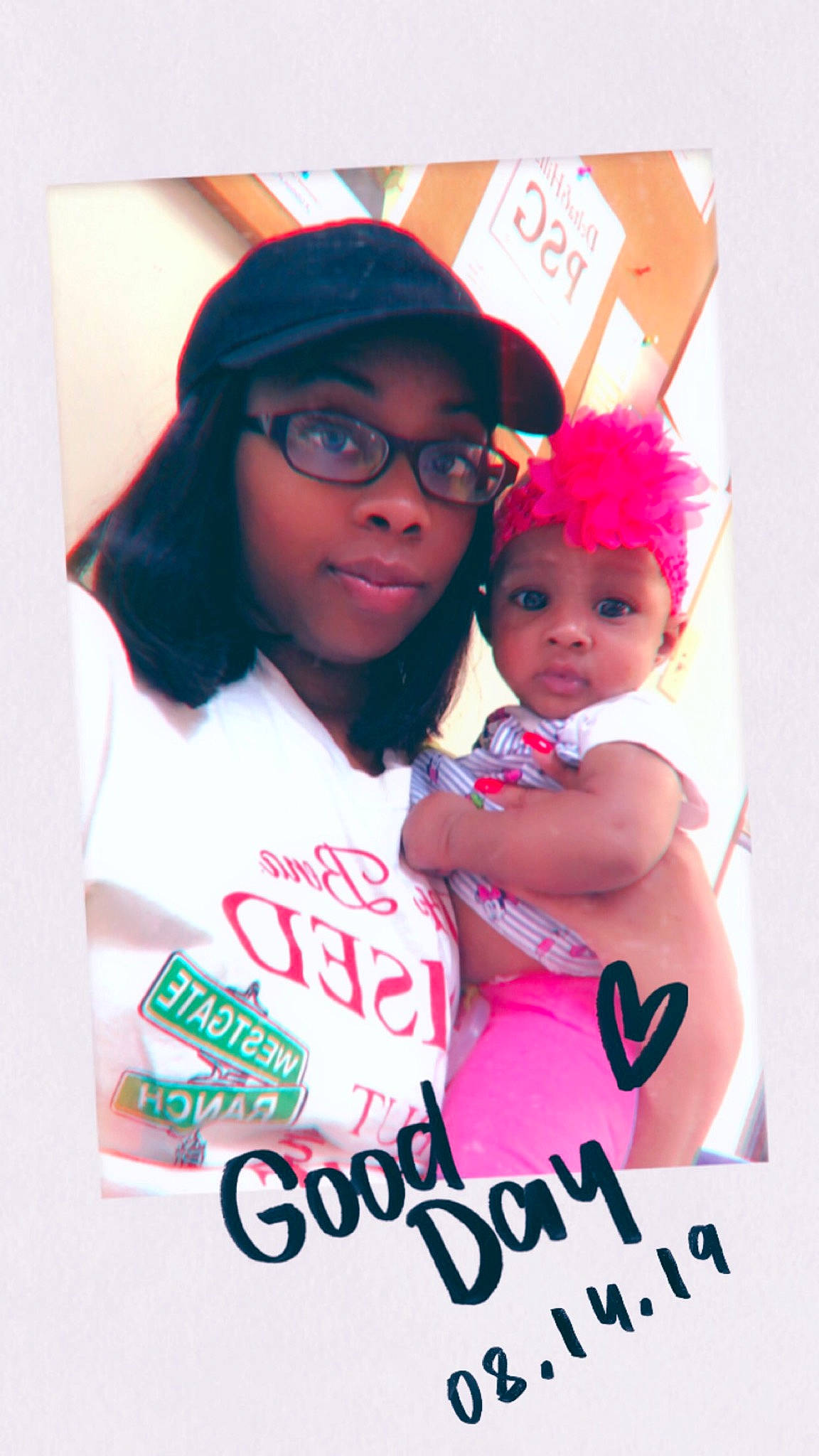 Karleigh joined the competition — help win amazing prizes! child, cool, daughter, hug, magenta, person, photo_caption, photography, pink, smile