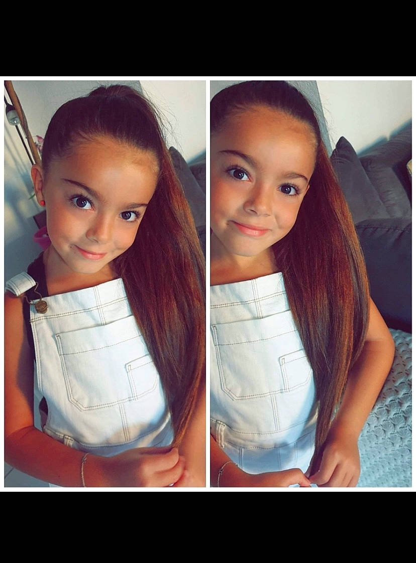 Kahina a rejoint le concours — aidez-le/la à gagner de superbes lots ! black_hair, cool, dress, eye, eyebrow, eyelash, face, facial_expression, hair, hairstyle, happy, head, iris, jaw, joy, lace_wig, lip, makeover, material_property, person