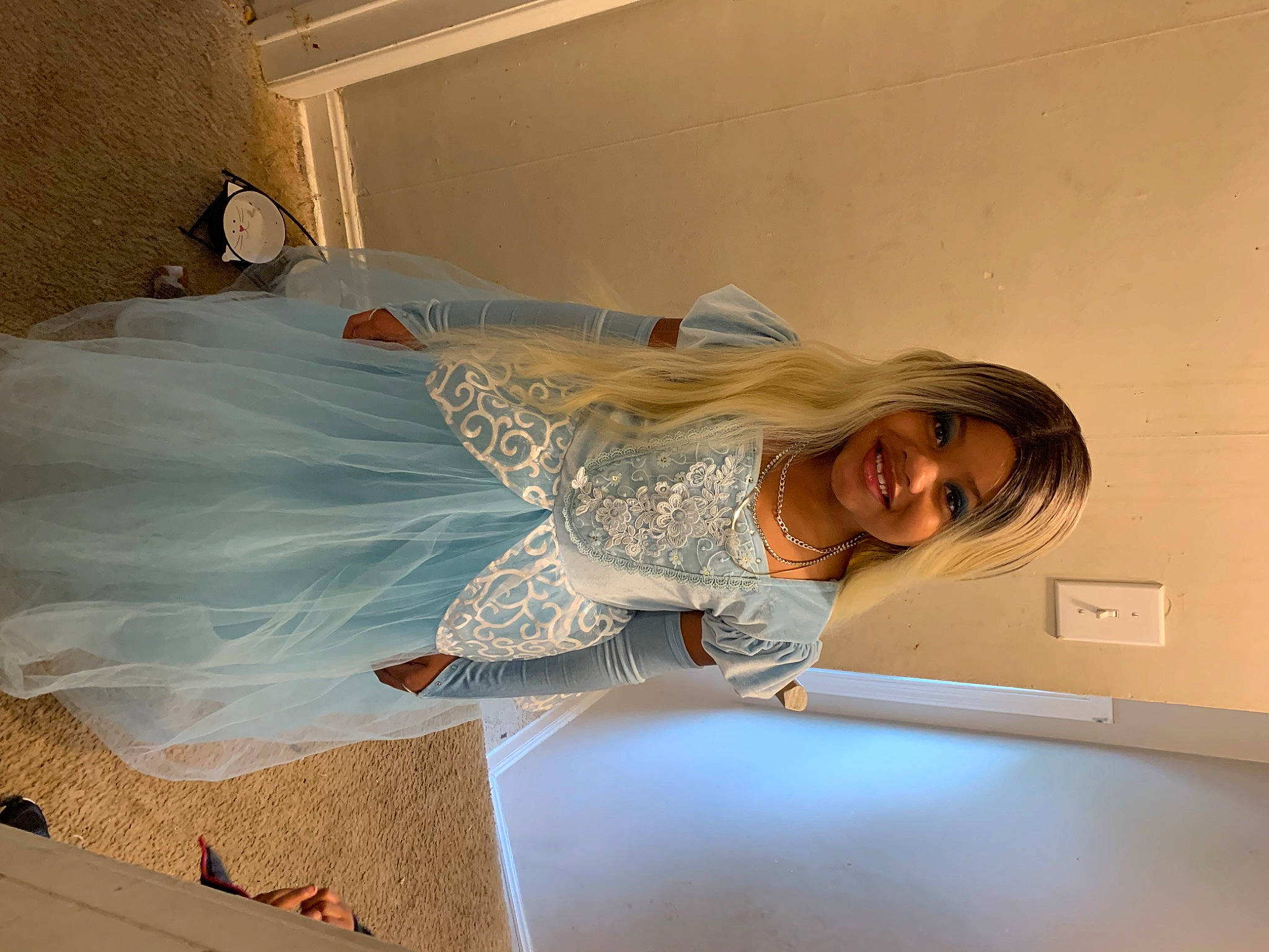 Damiyah joined the competition — help win amazing prizes! bed_sheet, bridal_accessory, ceiling, comfort, eye, eyewear, fashion_design, flooring, fun, happy, joy, leisure, linens, person, plaster, room, smile, tints_and_shades, transparent_material, waist