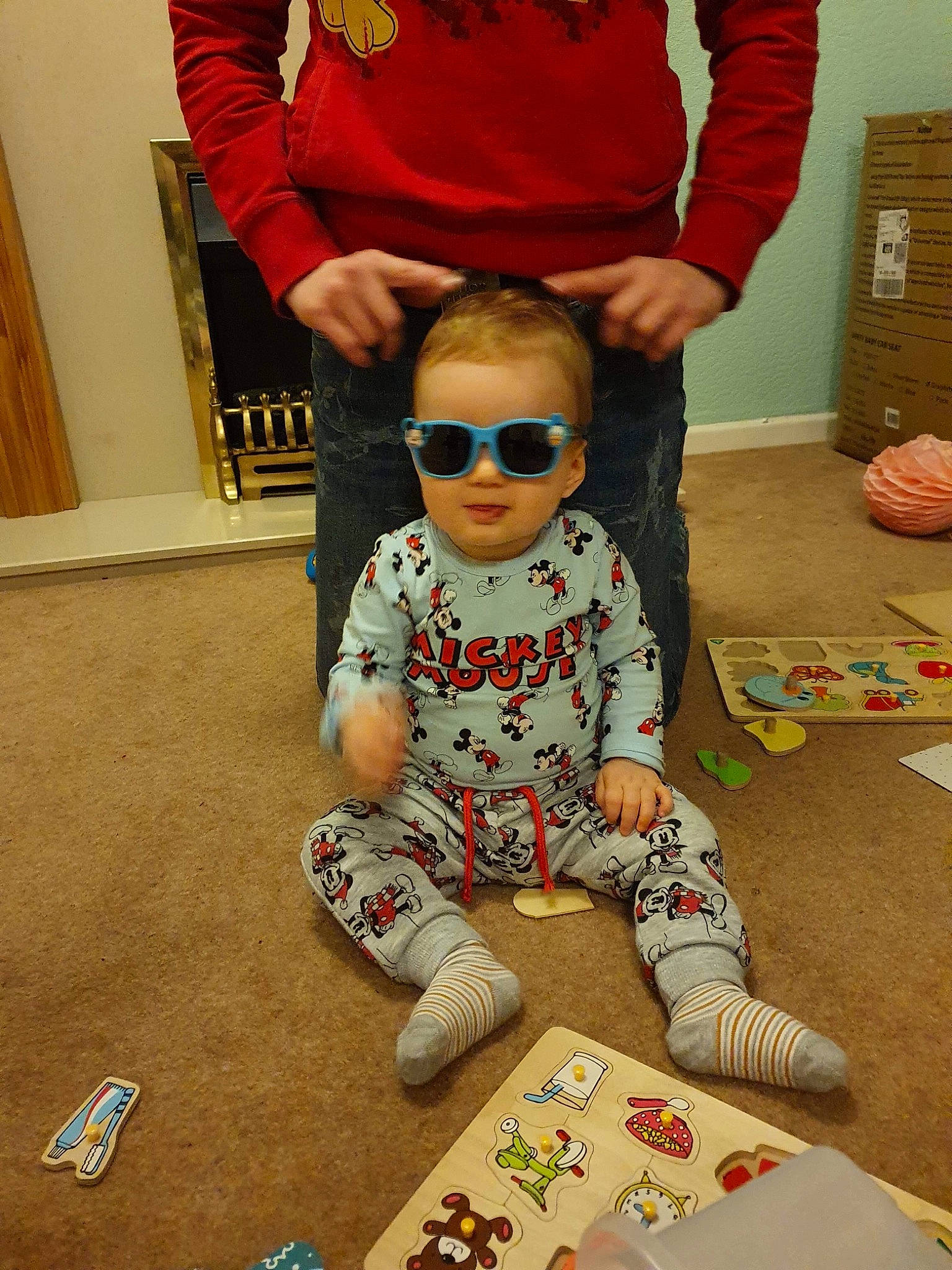 Marco joined the competition — help win amazing prizes! baby, baby_toddler_clothing, cool, door, eyewear, floor, flooring, glasses, goggles, happy, human_body, joint, person, sleeve, sunglasses, textile, thigh, toddler, vision_care, white