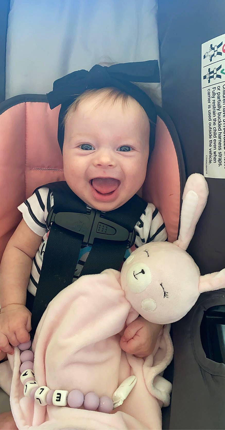 Ella Jane joined the competition — help win amazing prizes! arm, baby_toddler_clothing, black, cheek, eye, facial_expression, hairstyle, hand, head, human, human_body, mouth, nose, organ, person, photograph, product, skin, smile, vertebrate