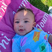 Journi is registered to the contest to win money with this photo: applique, baby, blanket, clothing, cushion, face, furniture, grass, head, homedecor, lawn, linen, newborn, person, photography, plant, portrait, quilt, t_shirt, towel