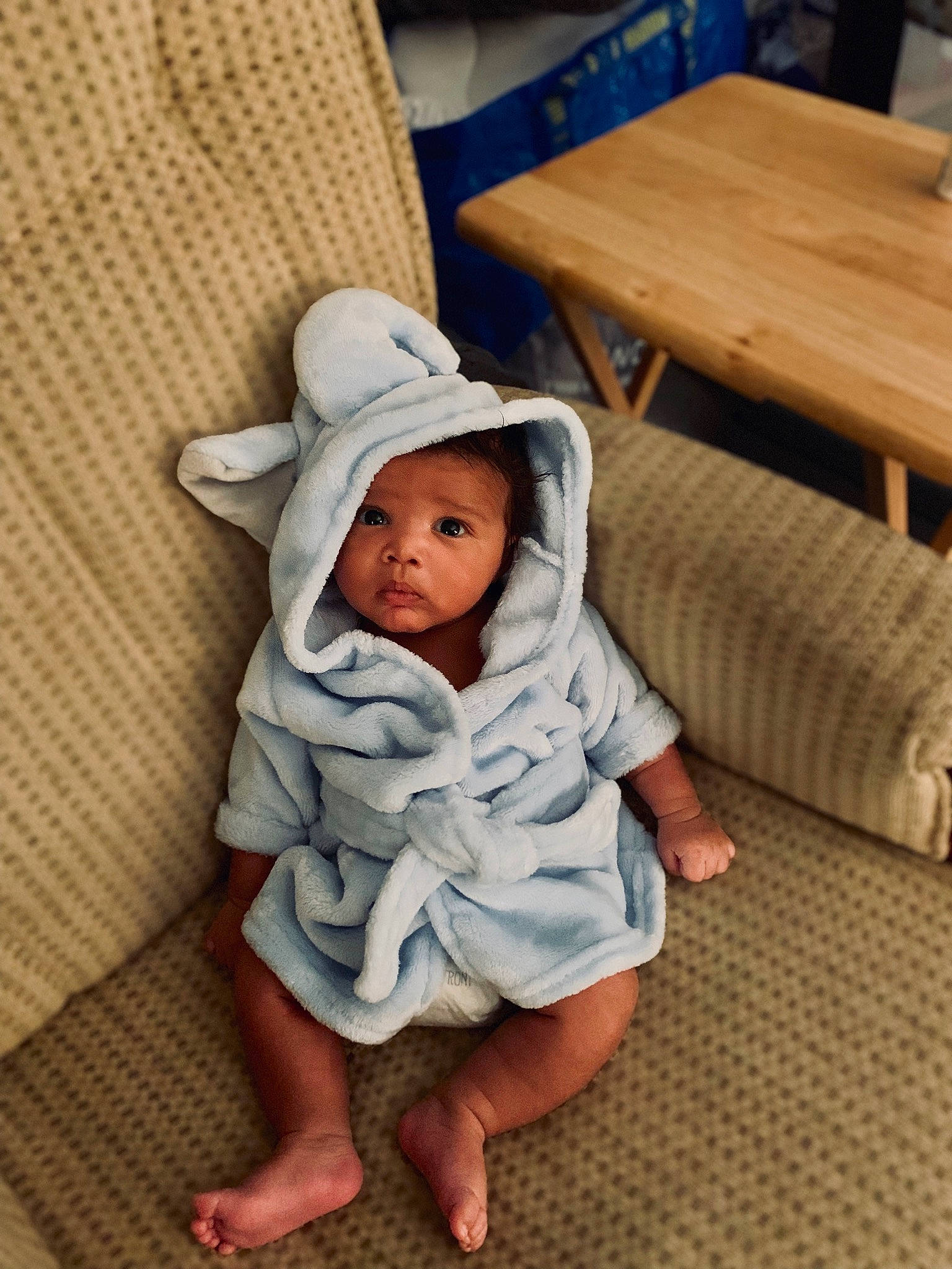 Conrad is registered to the contest to win money with this photo: baby, child, person, skin, smile, toddler