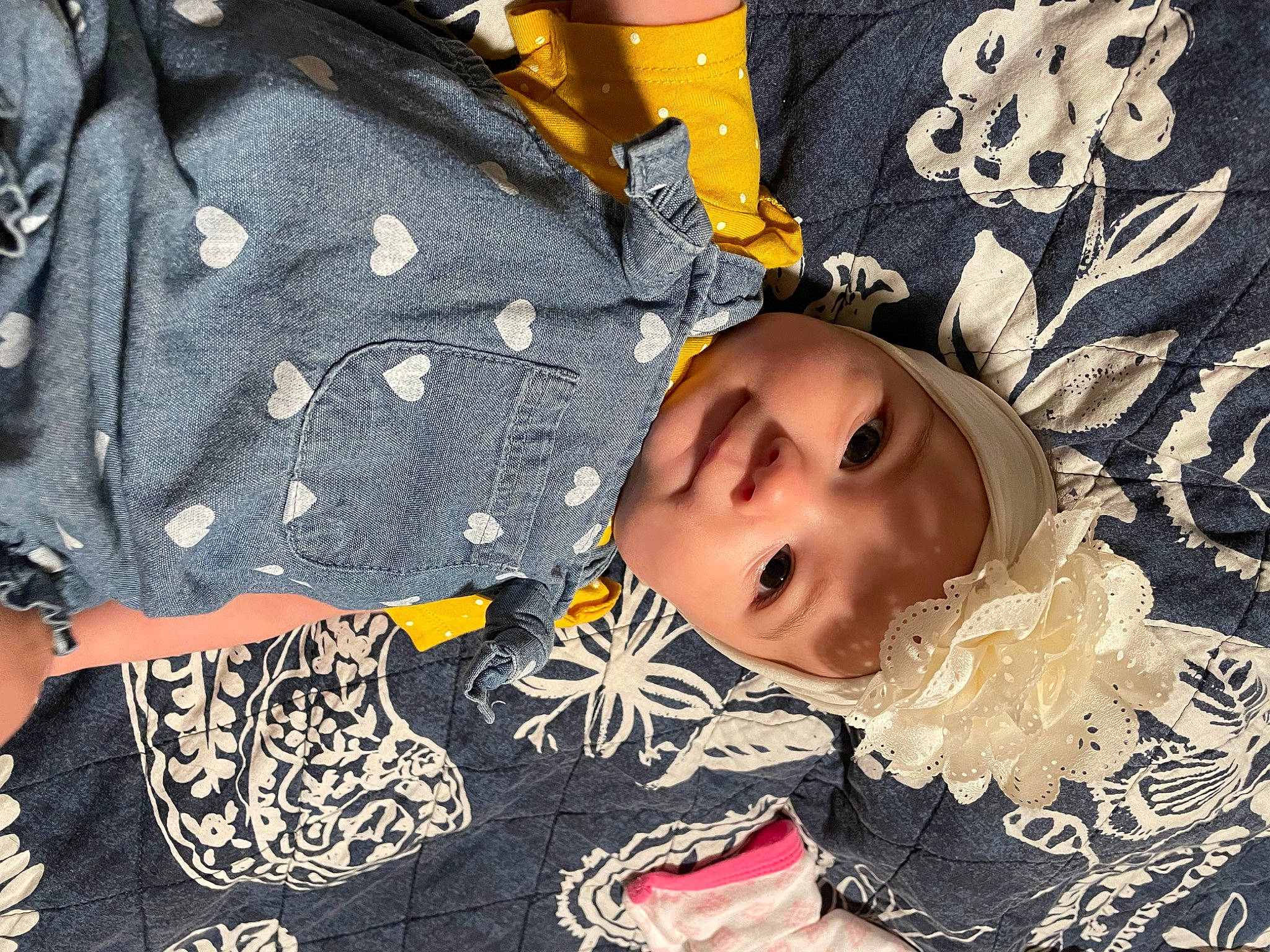 Ava joined the competition — help win amazing prizes! baby, baby_products, baby_sleeping, baby_toddler_clothing, carmine, cheek, child, comfort, fashion_accessory, happy, human, linens, pattern, person, room, sleeve, textile, toddler