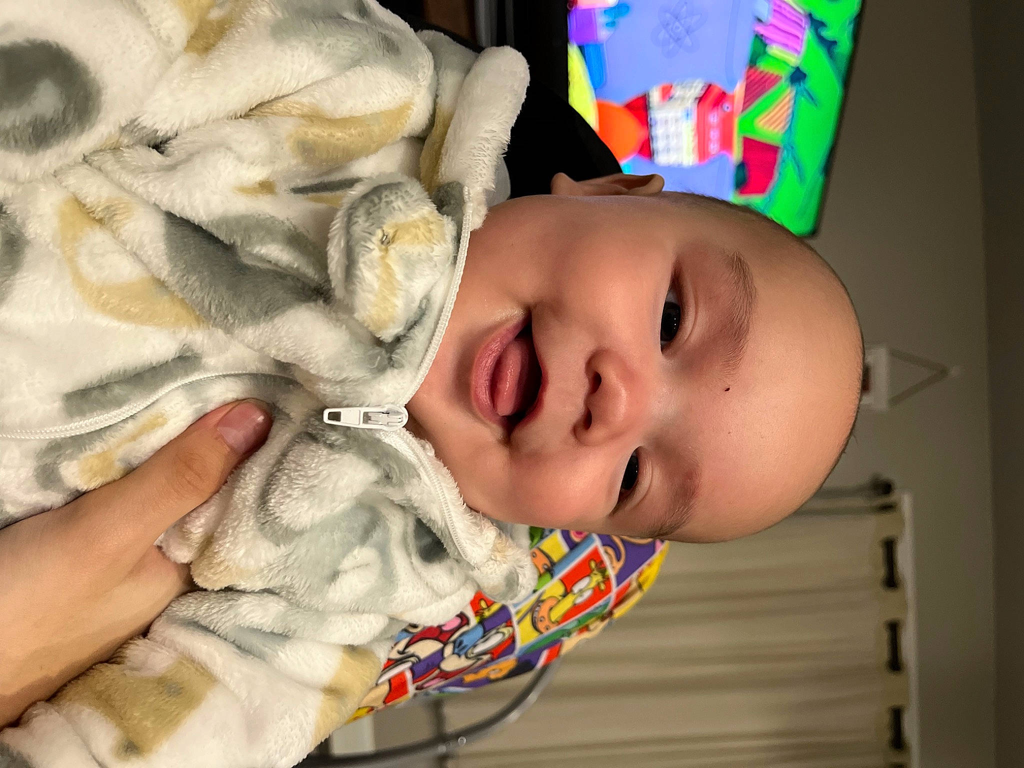 Khalani joined the competition — help win amazing prizes! baby, baby_products, baby_toddler_clothing, cheek, child, ear, eyebrow, eyelash, face, facial_expression, happy, head, iris, linens, mouth, nose, person, skin, smile, toddler