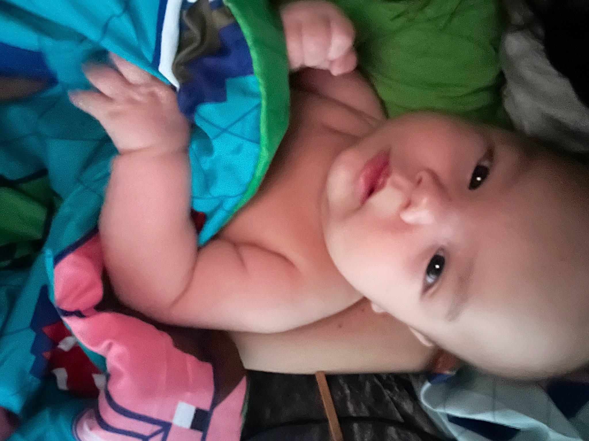 Khalani is registered to the contest to win money with this photo: baby, baby_toddler_clothing, cheek, child, eyelash, finger, fun, grass, hand, happy, iris, leaf, lip, mouth, nose, person, plant, product, skin, smile