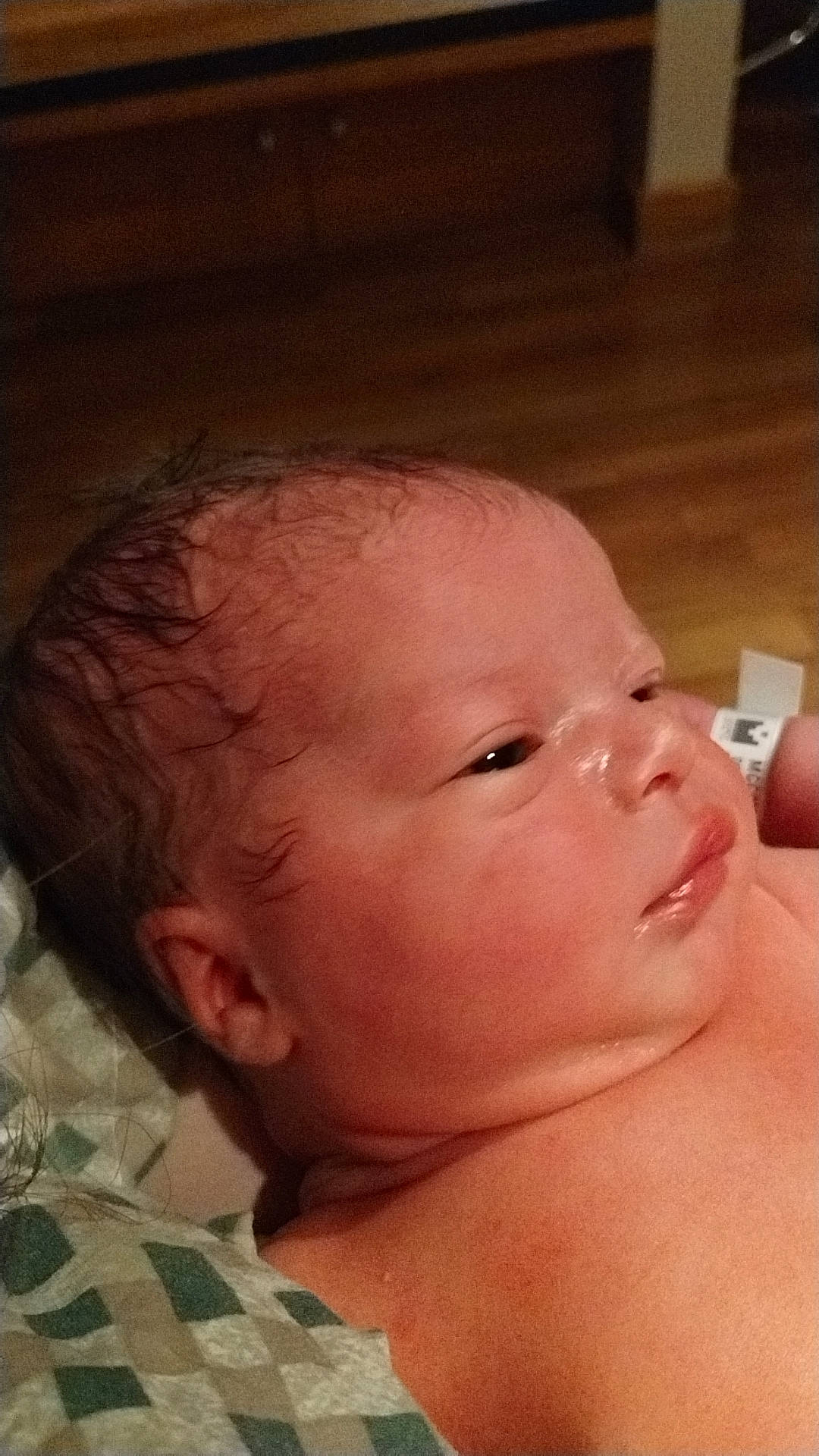 Paisley joined the competition — help win amazing prizes! baby, cheek, chest, child, ear, eyebrow, eyelash, gesture, happy, human_body, iris, jaw, lip, neck, nose, person, skin, smile, throat, thumb