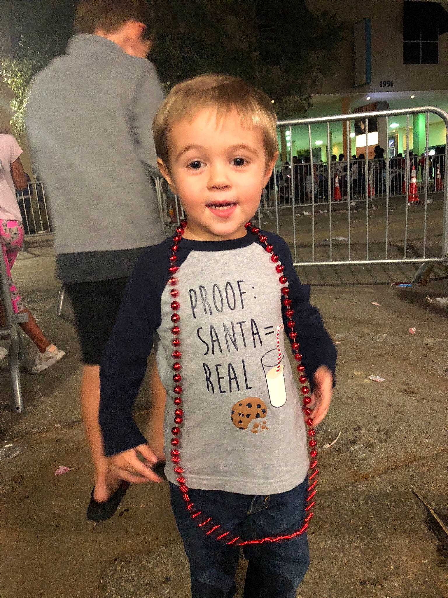 Deegan joined the competition — help win amazing prizes! boy, child, cool, day, fun, girl, hairstyle, jeans, outerwear, person, product, recreation, standing, t_shirt, toddler