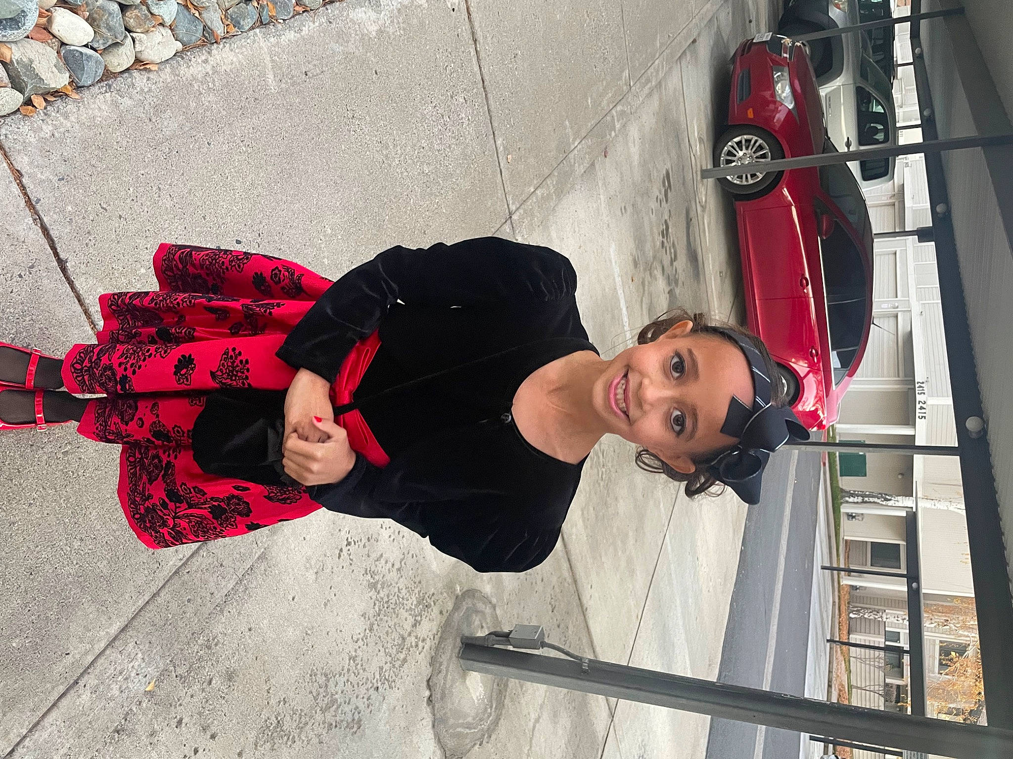 Cailee joined the competition — help win amazing prizes! automotive_design, automotive_exterior, automotive_lighting, automotive_tire, bumper, car, carmine, eyewear, fun, hat, headwear, helmet, joy, person, red, rolling, smile, tire, vehicle, vehicle_door