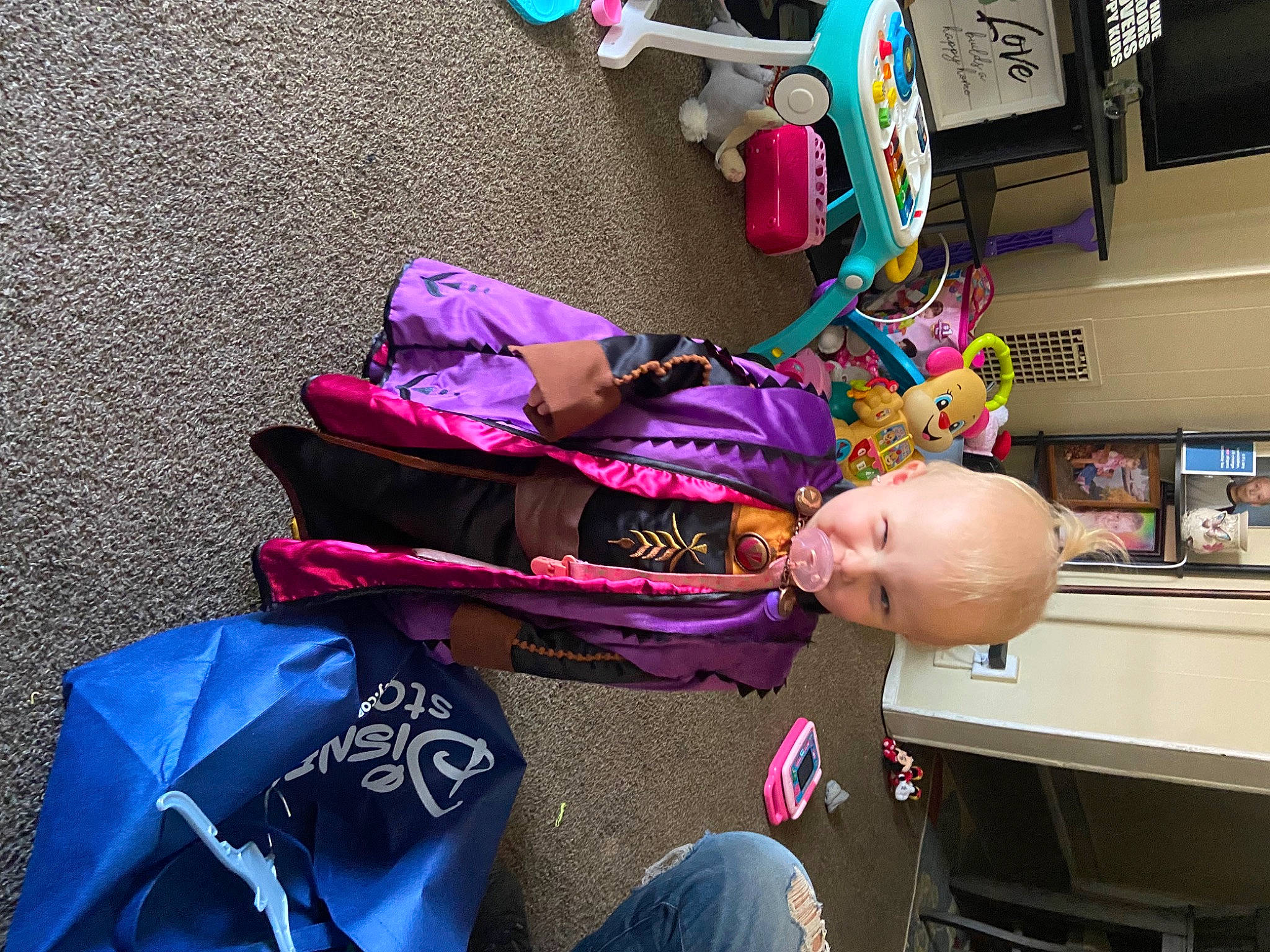 Emmie joined the competition — help win amazing prizes! child, fun, hat, leisure, magenta, person, pink, purple, recreation, shelf, t_shirt, tire, toddler, toy, visual_arts