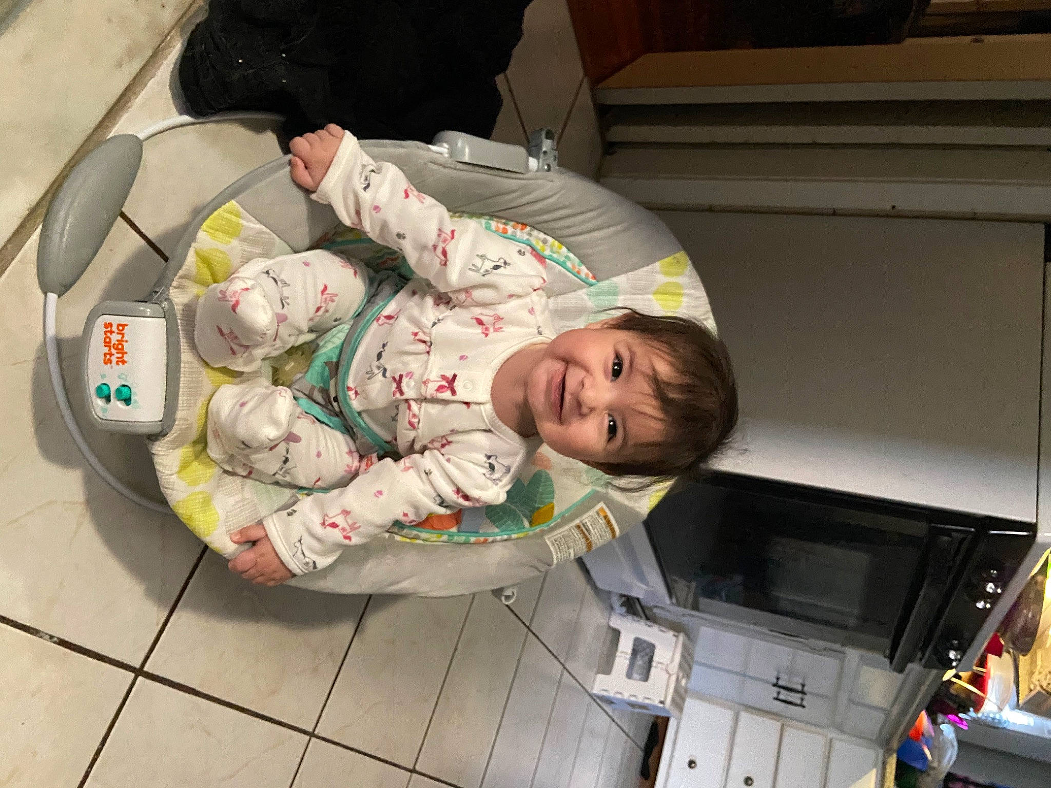 Samara joined the competition — help win amazing prizes! automotive_design, baby, baby_products, bag, child, comfort, joy, person, plastic_bag, room, smile, toddler, travel