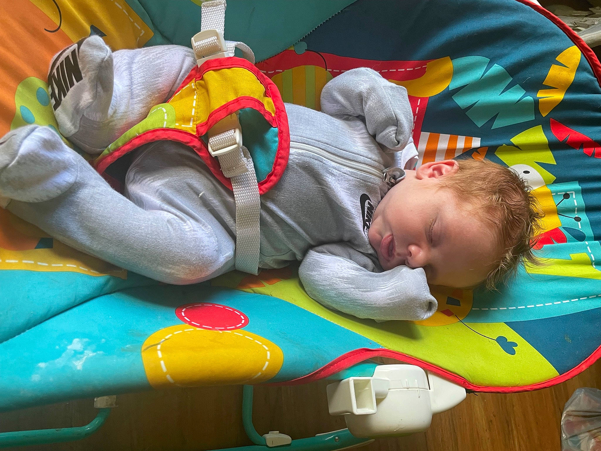 Calvin joined the competition — help win amazing prizes! baby, baby_products, baby_toys, carmine, child, comfort, fictional_character, fun, lap, leisure, nap, person, personal_protective_equipment, play, recreation, room, sitting, sleep, toddler, vacation