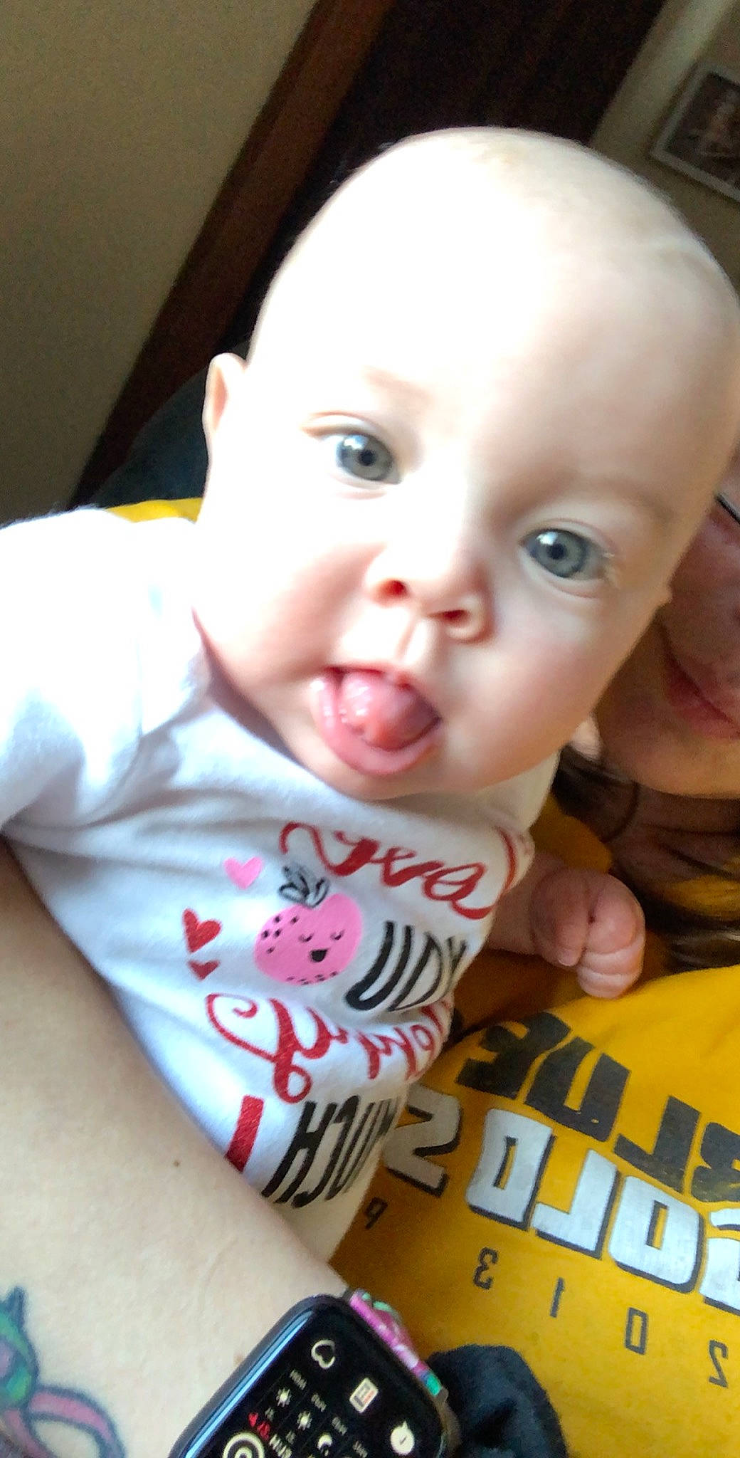 Aaliyah joined the competition — help win amazing prizes! baby, cheek, child, cool, mouth, person, toddler