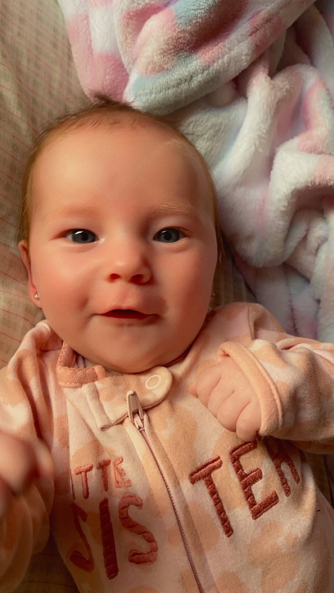 Bexley is registered to the contest to win money with this photo: baby, baby_toddler_clothing, cheek, chin, eye, eyebrow, face, finger, forehead, hand, head, human_body, iris, lip, mouth, neck, nose, person, skin, sleeve