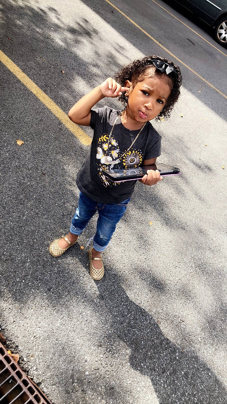 Samiyra joined the competition — help win amazing prizes! asphalt, child, cool, footwear, fun, jeans, person, play, road, shoe, smile, street, t_shirt, toddler, yellow