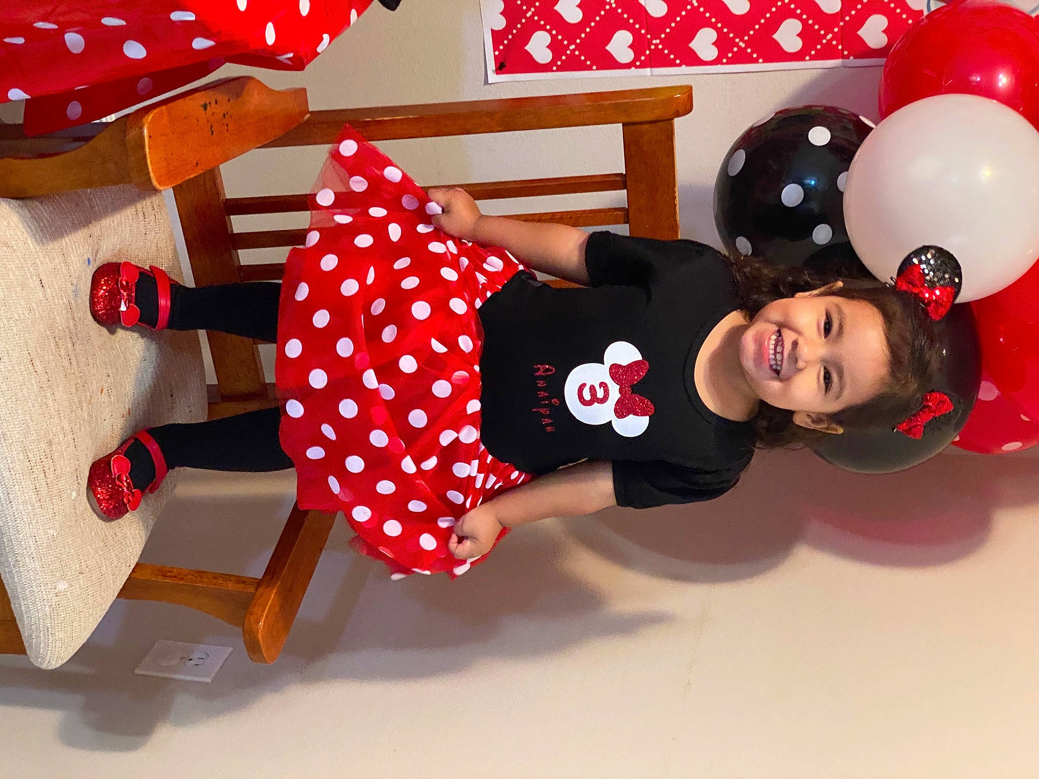 Anaiyah is registered to the contest to win money with this photo: baby, baby_playing_with_toys, baby_toddler_clothing, baby_toys, carmine, child, event, fun, happy, holiday, joy, mammal, party_supply, pattern, person, red, sleeve, stuffed_toy, t_shirt, textile