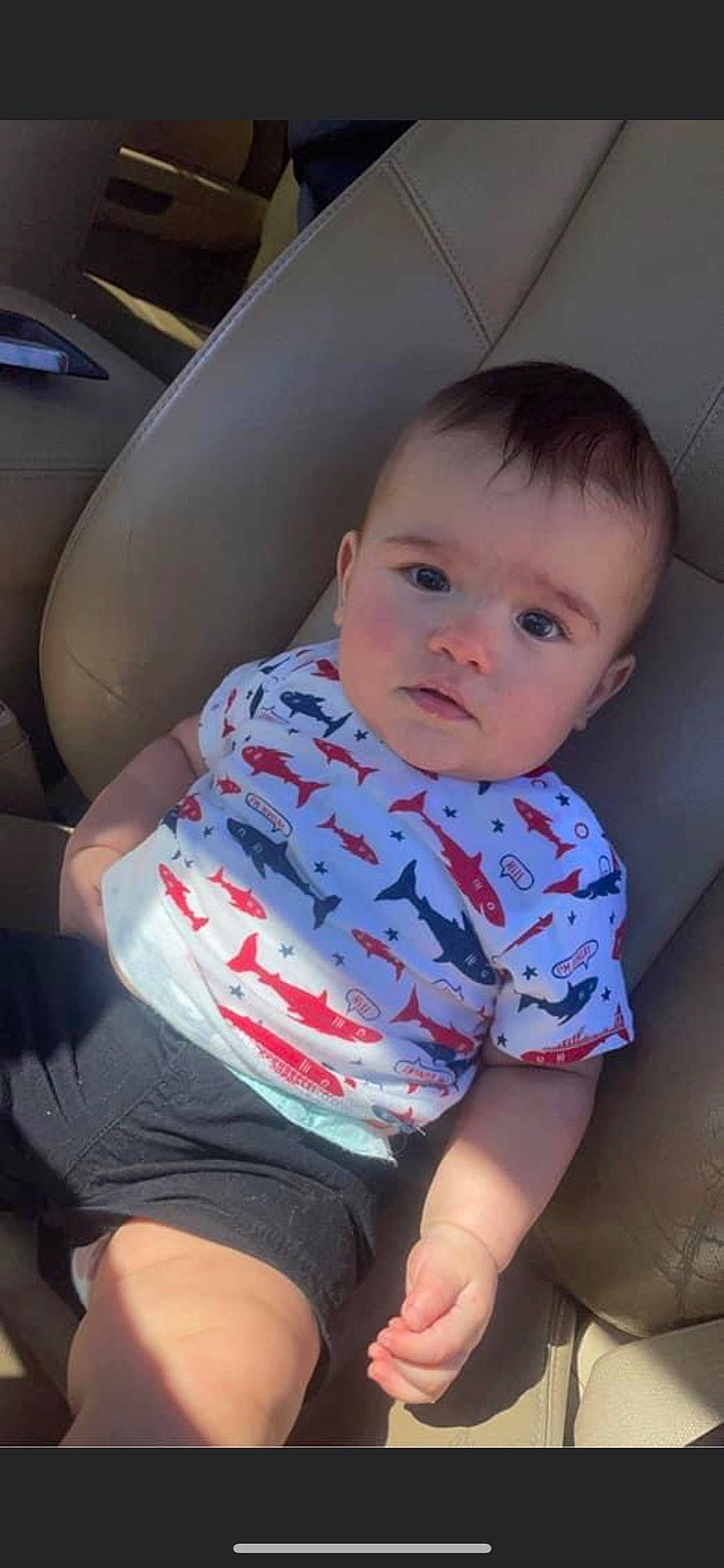 Andy joined the competition — help win amazing prizes! arm, baby, baby_toddler_clothing, cheek, chin, comfort, elbow, eye, finger, iris, joint, knee, lip, mouth, neck, nose, person, shoulder, skin, sleeve