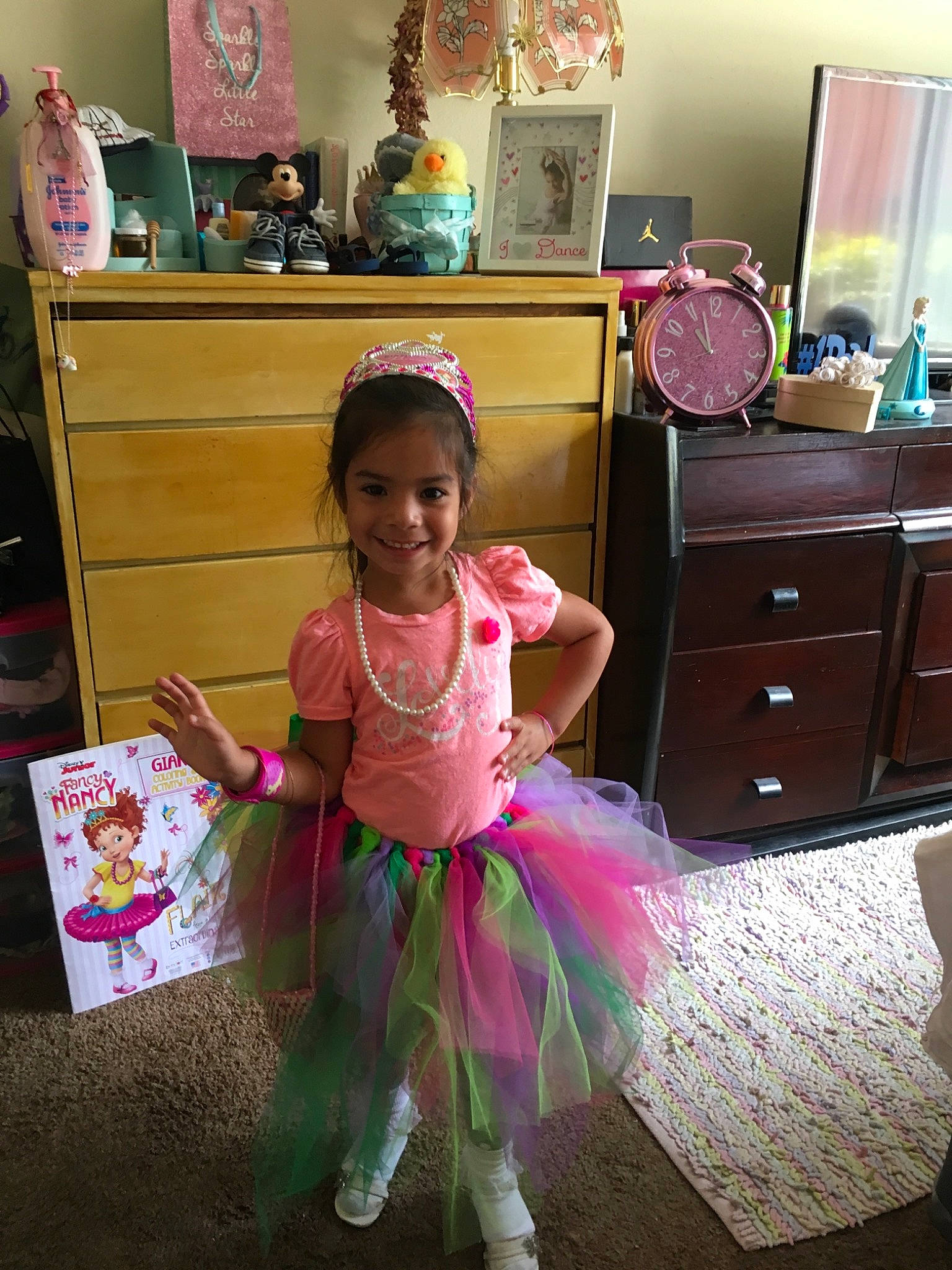 Denise joined the competition — help win amazing prizes! ballet_tutu, child, costume, joy, party, person, pink, room, toddler