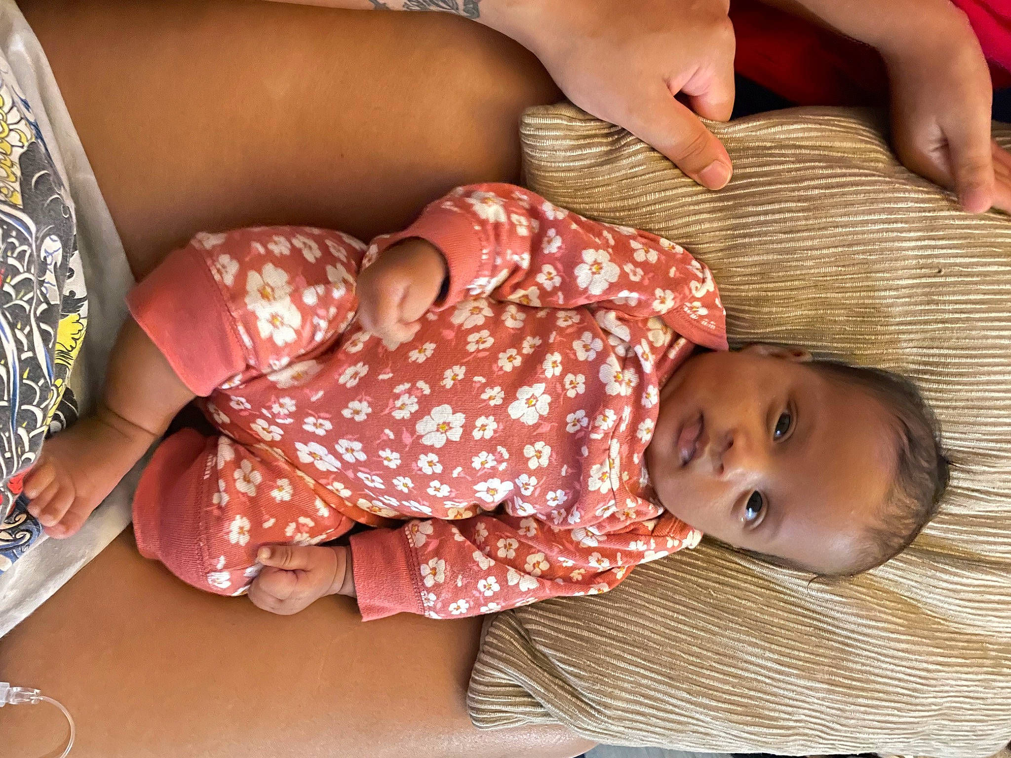 Phoenix Atalia is registered to the contest to win money with this photo: baby, child, comfort, elbow, eye, finger, gesture, hairstyle, hand, happy, human_body, joint, leg, mouth, muscle, person, product, skin, stomach, thigh