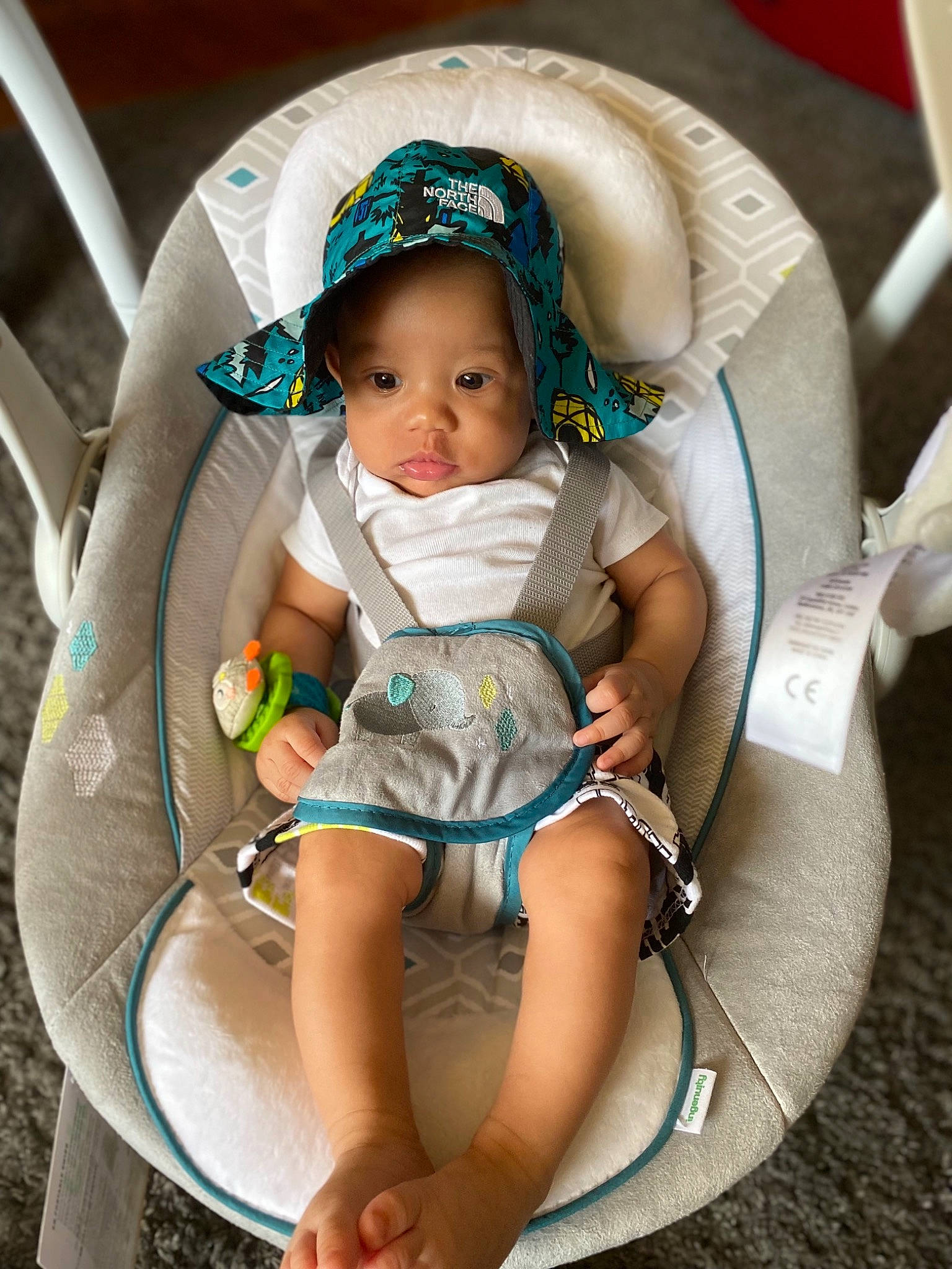 Adonis joined the competition — help win amazing prizes! baby, baby_carriage, baby_products, baby_safety, baby_toddler_clothing, chair, child, comfort, fashion_accessory, fun, lap, leg, leisure, person, sitting, skin, sneakers, thigh, toddler, vacation