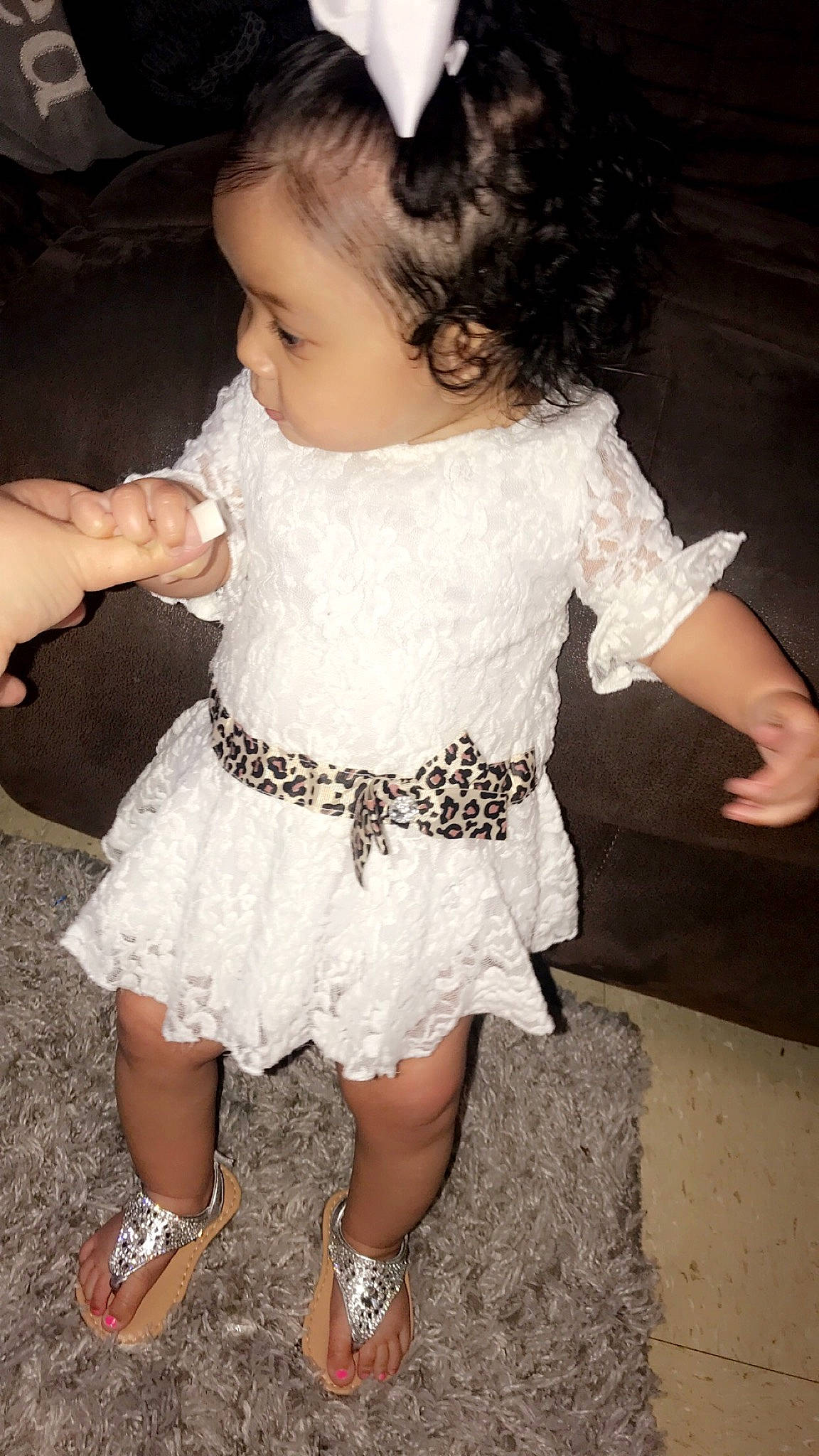 Aniyah joined the competition — help win amazing prizes! baby_toddler_clothing, black, day_dress, dress, eye, facial_expression, flash_photography, hair, hairstyle, happy, head, iris, neck, organ, person, photograph, pink, shoulder, skin, sleeve