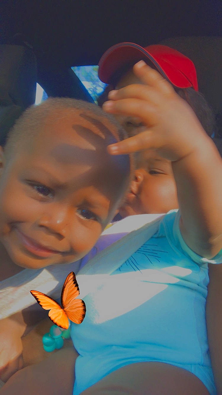 Marcus joined the competition — help win amazing prizes! arthropod, azure, baseball_cap, blue, butterfly, cap, child, electric_blue, finger, fun, happy, insect, leisure, moths_and_butterflies, orange, person, pollinator, product, skin, toddler