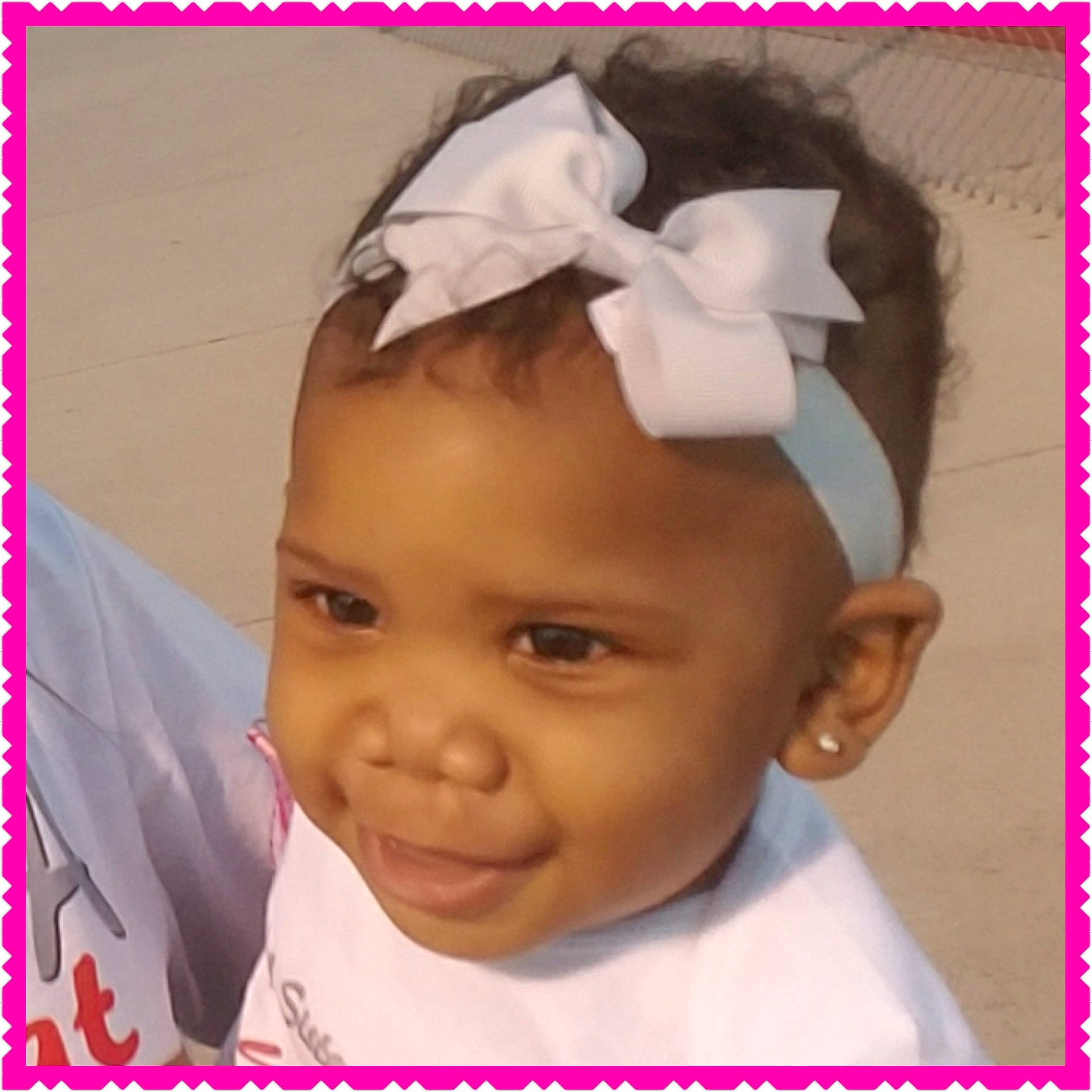 Cai'Lynn joined the competition — help win amazing prizes! cheek, child, ear, eyebrow, fashion_accessory, forehead, hair_accessory, hair_coloring, head, headband, headgear, headpiece, headwear, infant, joy, person, product, toddler