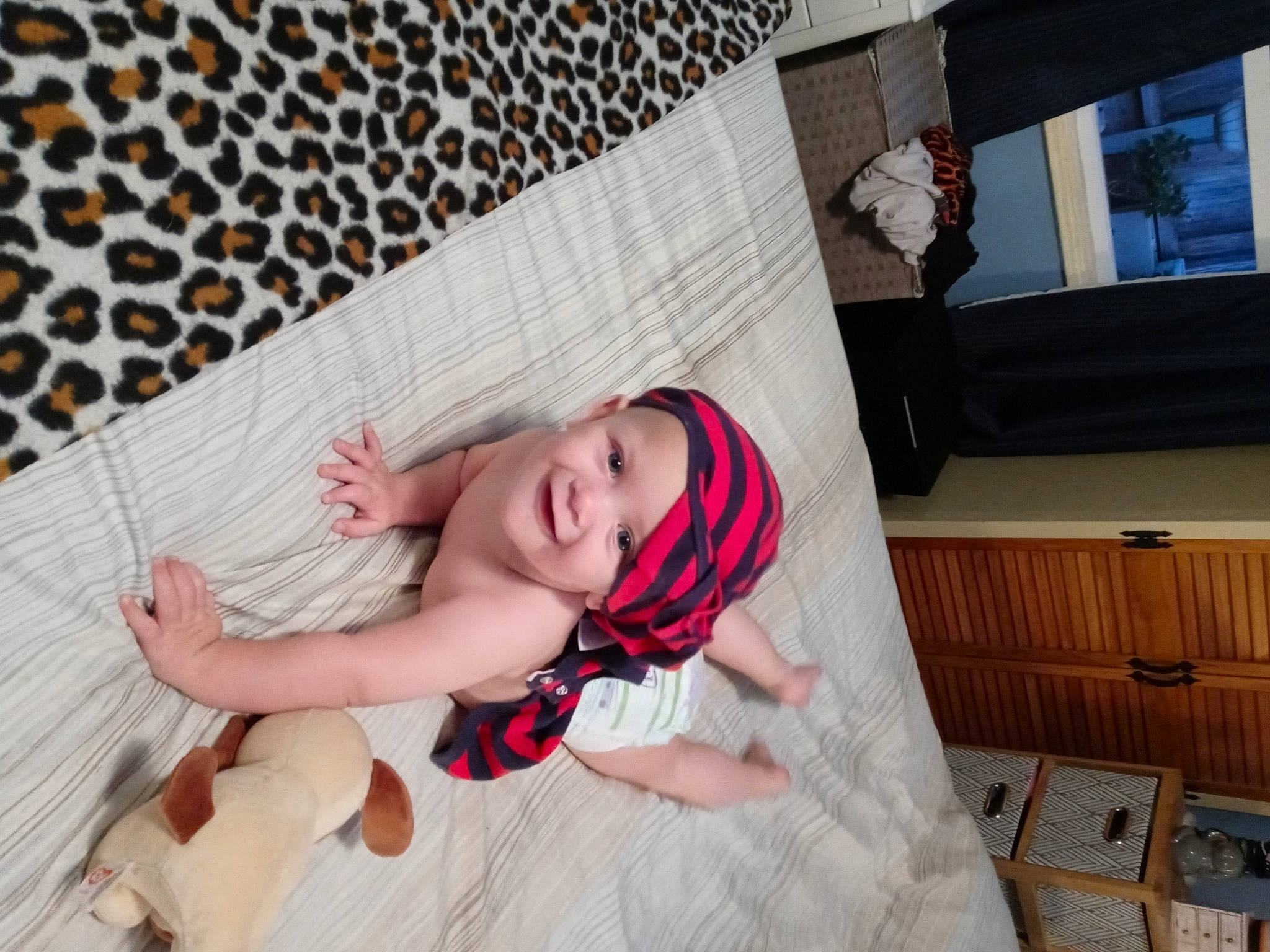 Joesph joined the competition — help win amazing prizes! baby, bed, child, headwear, joy, leg, nap, person, pink, play, room, textile, toddler, vacation