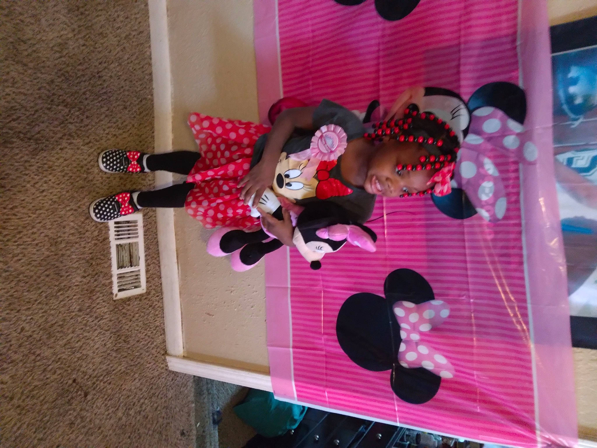 Heaven joined the competition — help win amazing prizes! art, building, child, flooring, fun, headwear, leisure, magenta, pattern, person, pink, play, room, toddler, toy, visual_arts