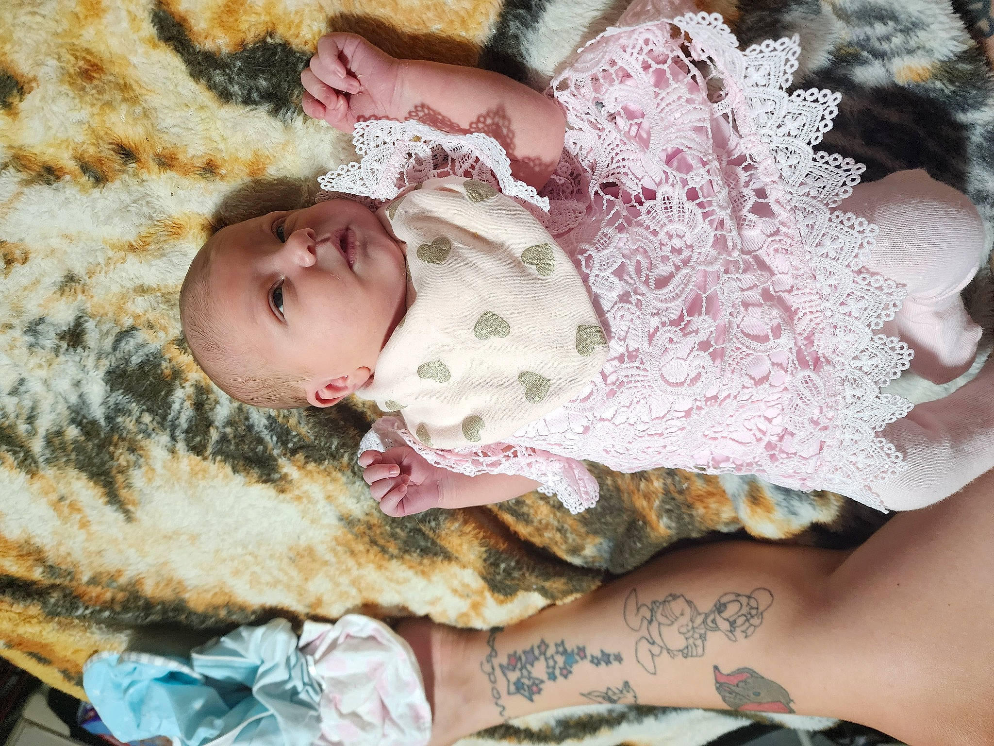 Mika joined the competition — help win amazing prizes! baby, baby_products, baby_toddler_clothing, bedding, comfort, day_dress, dress, embellishment, eye, eyelash, fashion_accessory, grass, happy, head, linens, pattern, person, skin, sleeve, thigh