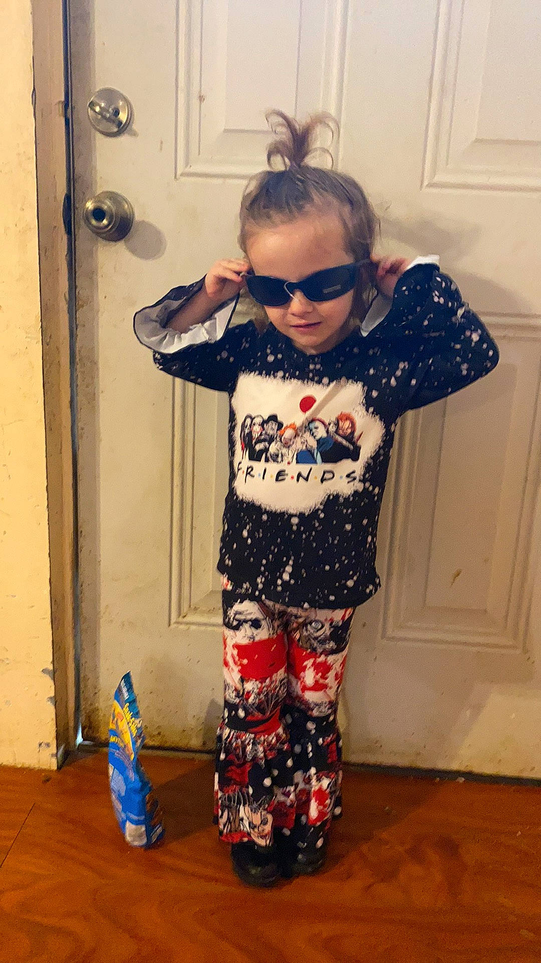 Abrianna joined the competition — help win amazing prizes! active_pants, baby_toddler_clothing, blue, cool, denim, eyewear, glasses, goggles, hairstyle, neck, outerwear, person, shoulder, sleeve, standing, street_fashion, sunglasses, t_shirt, vision_care, waist