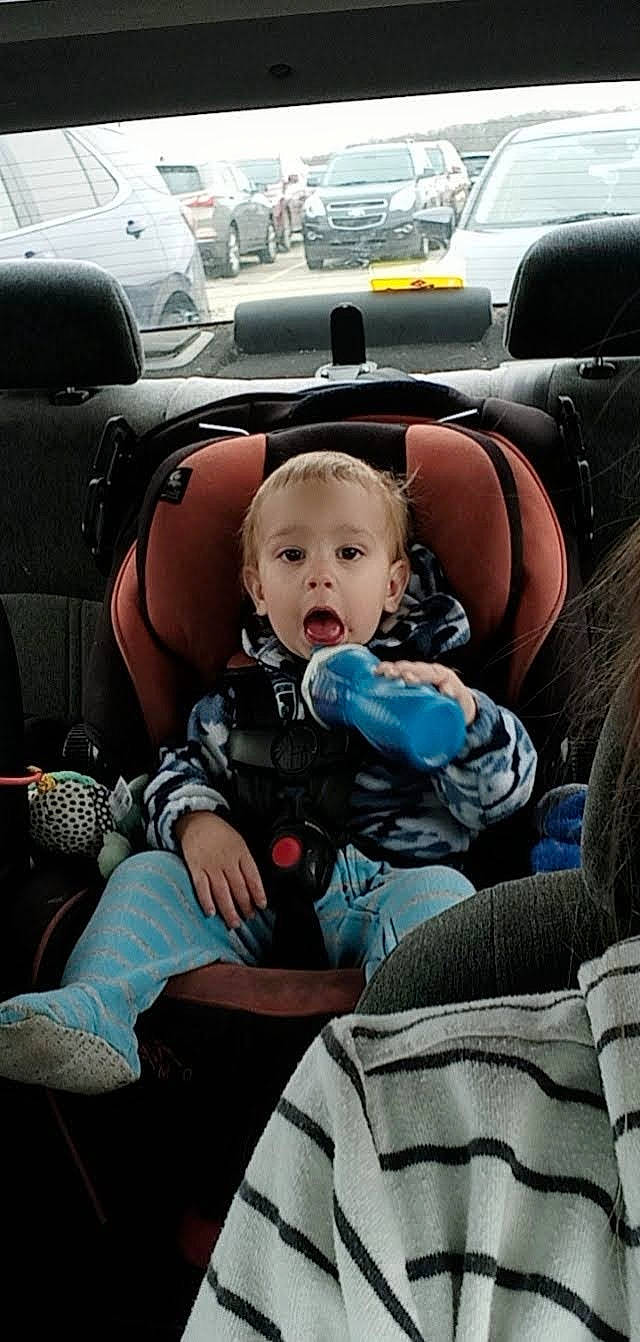 Brayden joined the competition — help win amazing prizes! auto_part, automotive_design, automotive_exterior, baby_carriage, baby_products, car, car_seat, car_seat_cover, child, comfort, family_car, head_restraint, motor_vehicle, passenger, person, personal_luxury_car, plant, steering_wheel, surprise, toddler