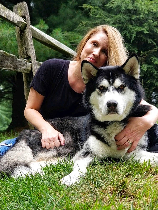 Leo joined the competition — help win amazing prizes! canidae, carnivore, companion_dog, dog, dog_breed, fawn, forest, fun, fur, grass, happy, leisure, plant, recreation, siberian_husky, sitting, sled_dog, smile, sporting_group, tree