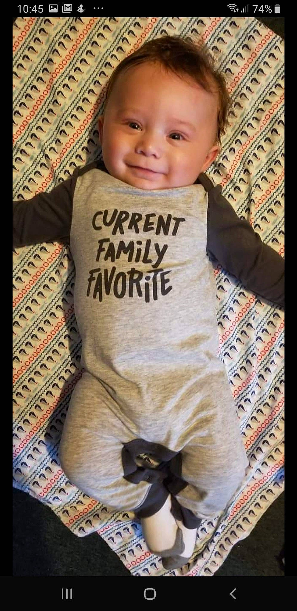 Tylin joined the competition — help win amazing prizes! baby, baby_products, baby_toddler_clothing, cheek, child, cool, infant_bodysuit, male, outerwear, pattern, person, product, sleeve, smile, t_shirt, toddler