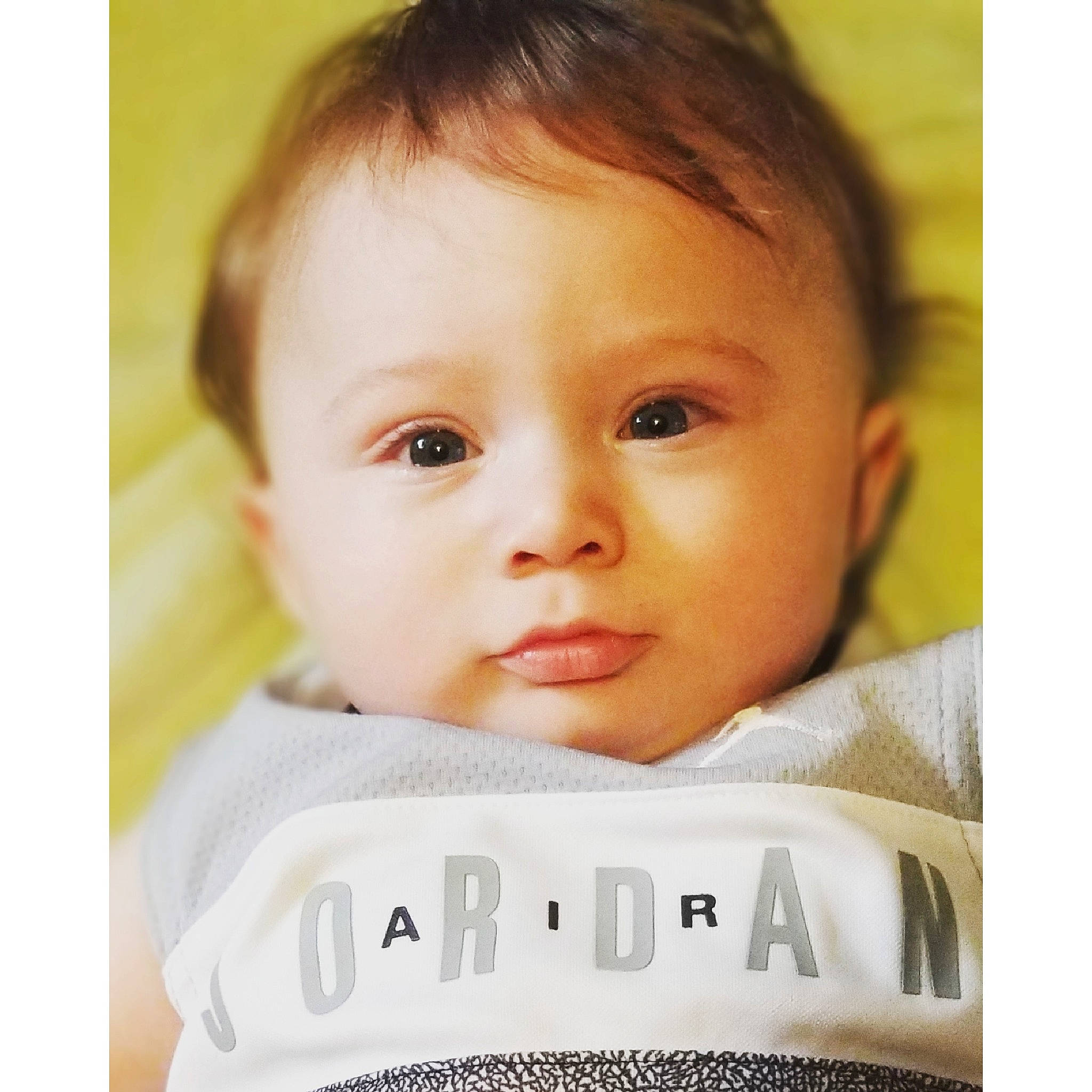 Tylin is registered to the contest to win money with this photo: baby, beauty, cheek, child, chin, close_up, eye, eyebrow, face, facial_expression, forehead, head, lip, nose, person, photograph, product, skin, smile, snapshot