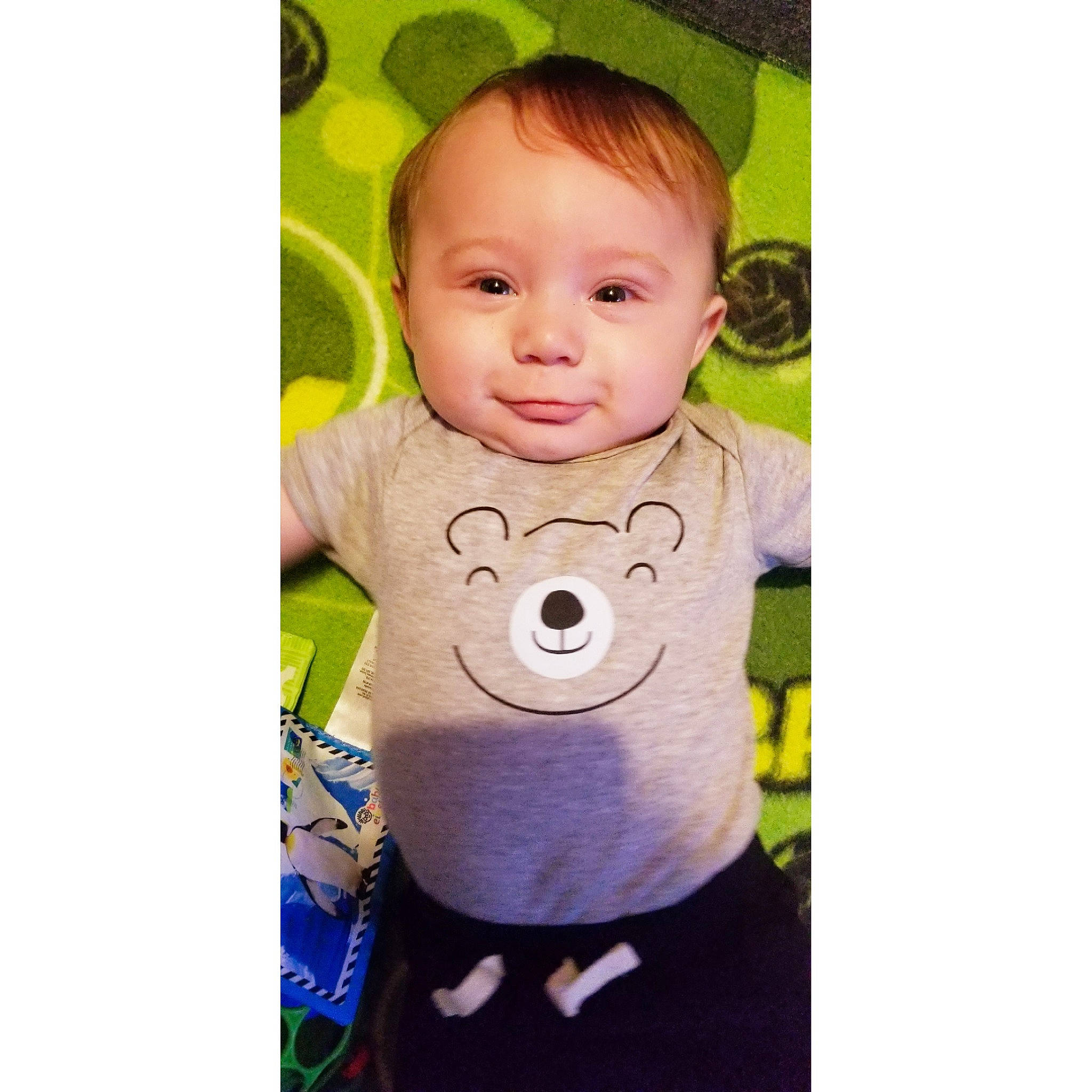 Tylin joined the competition — help win amazing prizes! baby, baby_products, baby_toddler_clothing, bib, cheek, child, clothing, cool, face, facial_expression, head, lip, nose, outerwear, person, play, product, sleeve, smile, t_shirt