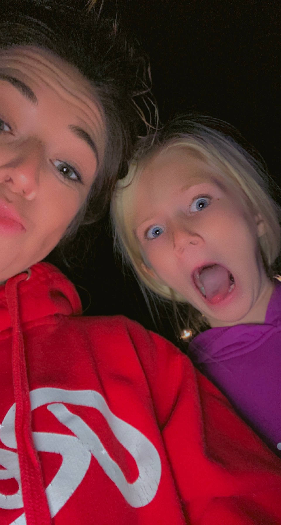 Kenzie Jo is registered to the contest to win money with this photo: cheek, chin, eye, eyebrow, eyelash, flash_photography, friendship, fun, hair, hairstyle, happy, head, interaction, iris, lip, mouth, neck, nose, organ, person