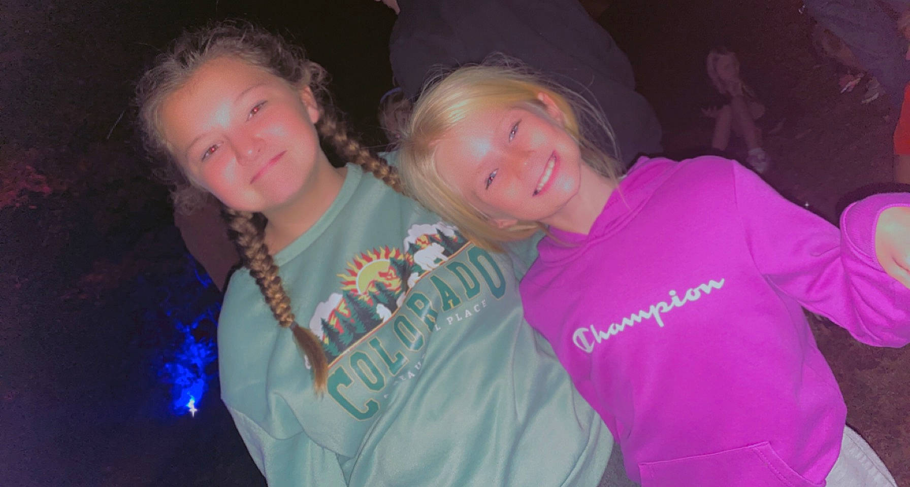 Kenzie Jo joined the competition — help win amazing prizes! cool, darkness, electric_blue, event, face, flash_photography, friendship, fun, happy, head, jewellery, joy, leisure, magenta, midnight, mouth, person, pink, sleeve, smile