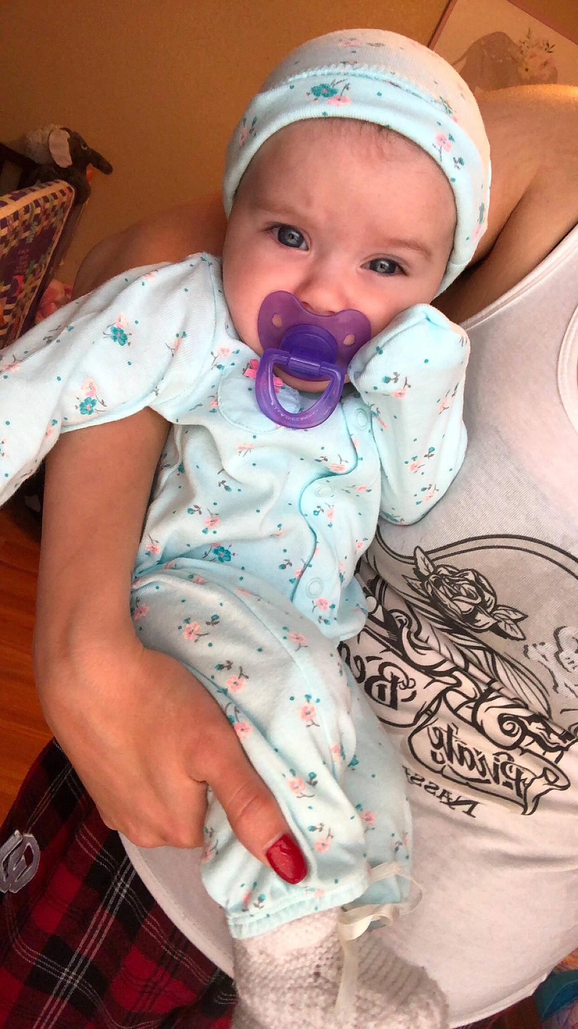 Brenley joined the competition — help win amazing prizes! abdomen, arm, baby_products, child, finger, girl, headgear, headwear, infant, person, product, skin, textile, toddler