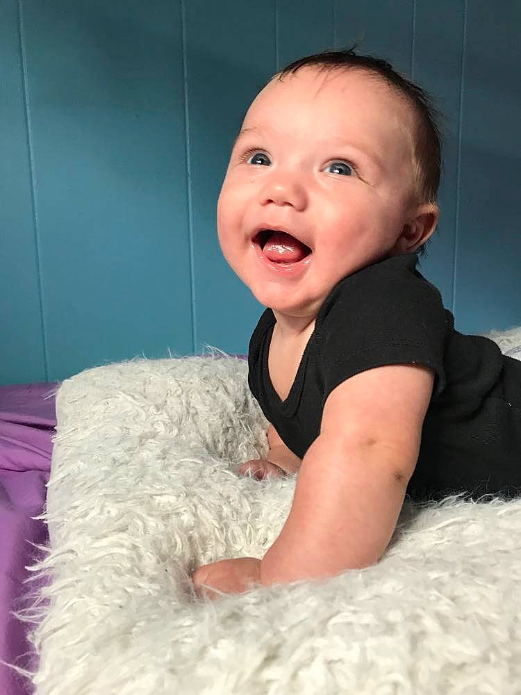 Aven joined the competition — help win amazing prizes! arm, baby, baby_toddler_clothing, cheek, chin, comfort, eye, flash_photography, flooring, fun, happy, head, iris, linens, nose, person, sitting, skin, sleeve, smile