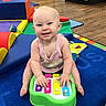 Giavanna is registered to the contest to win money with this photo: baby, child, toddler, smiling, sitting, portrait, face, indoor, playroom, toy, keyboard, musical_instrument, foam_blocks, colorful, carpet, wood_floor, clothing, pink_outfit, happy, playful