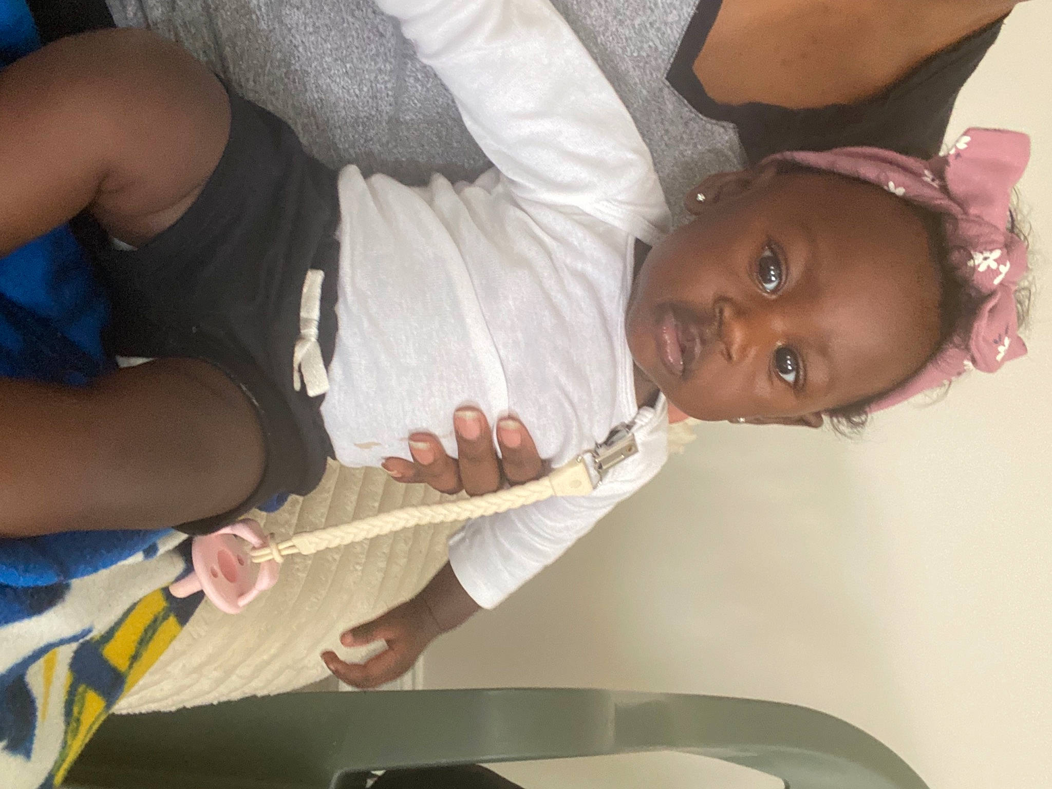 Serayah joined the competition — help win amazing prizes! baby, chest, child, elbow, event, finger, fun, gesture, happy, human_body, joint, mouth, nail, person, room, t_shirt, thigh, thumb, toddler, trunk