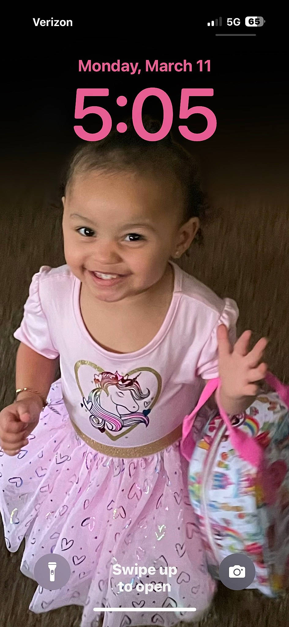 Timberlyn joined the competition — help win amazing prizes! arm, baby_toddler_clothing, cheek, eye, face, facial_expression, fashion, finger, gesture, hairstyle, happy, head, joy, neck, organ, person, pink, product, skin, sleeve