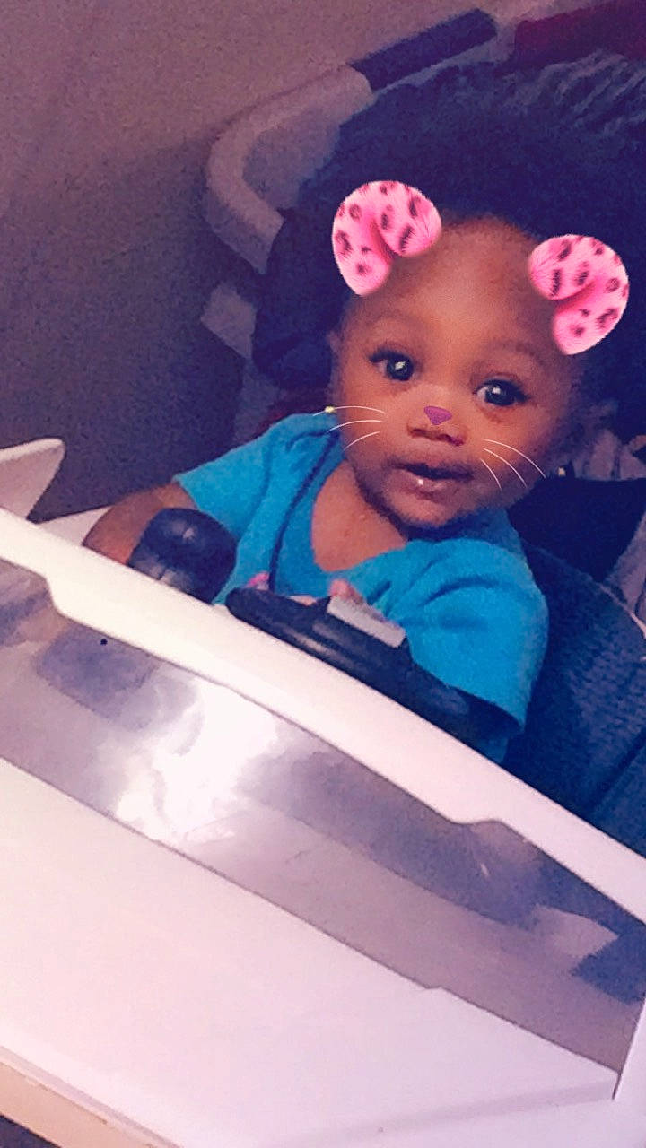 Rylee is registered to the contest to win money with this photo: baby, cheek, child, ear, eye, face, forehead, happy, head, nose, person, pink, play, skin, smile, toddler