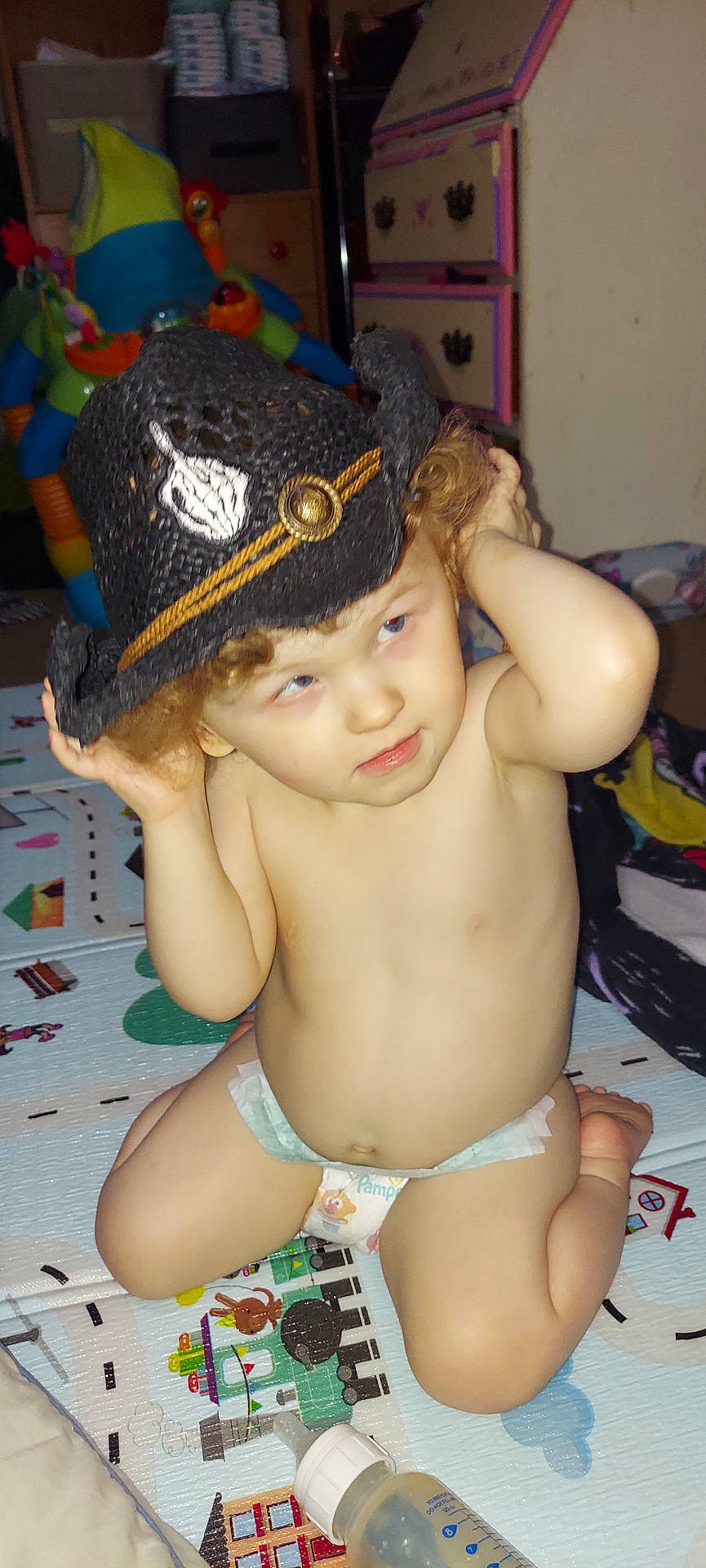 baby, back, baseballcap, bathingcap, beanie, bodypart, bonnet, cap, clothing, diaper, face, finger, hand, hat, head, person, photography, portrait, sunhat, swimwear